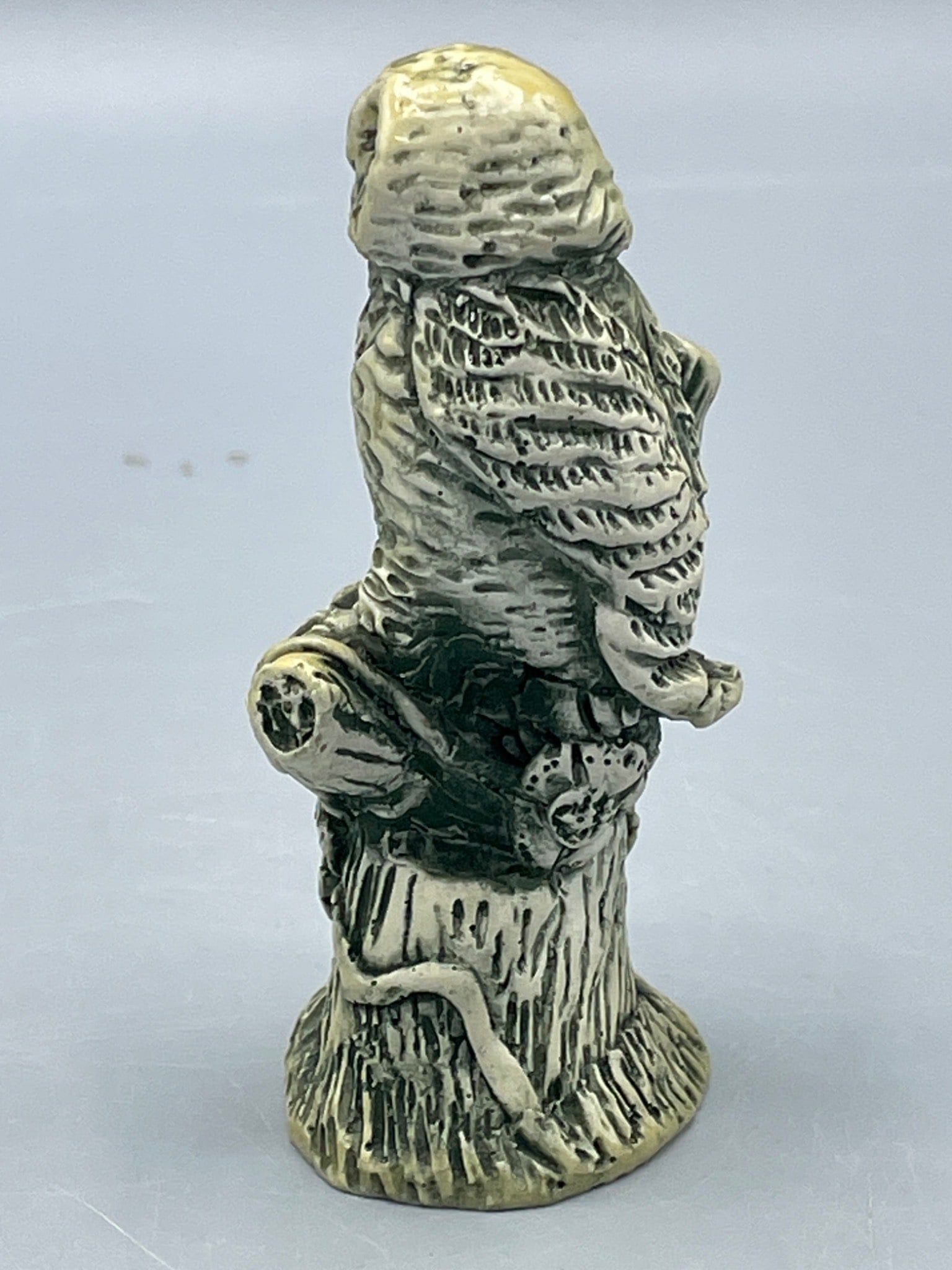 Handcrafted Marble Owl Figurine From Georgia, USA - 2