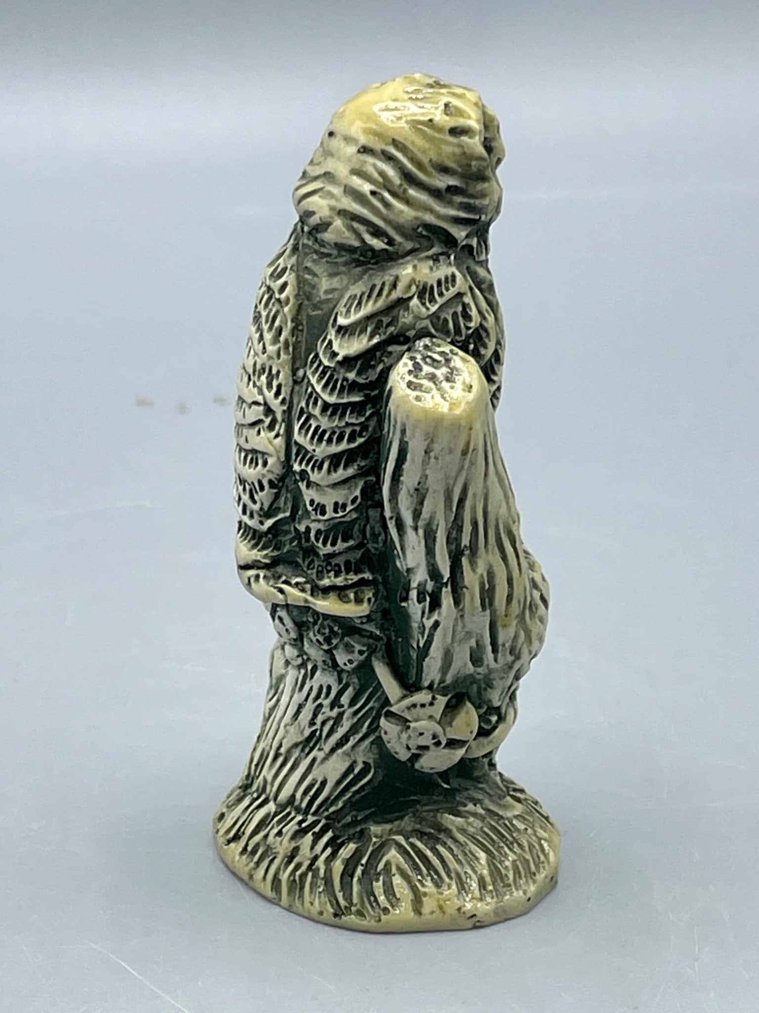 Handcrafted Marble Owl Figurine From Georgia, USA - 3