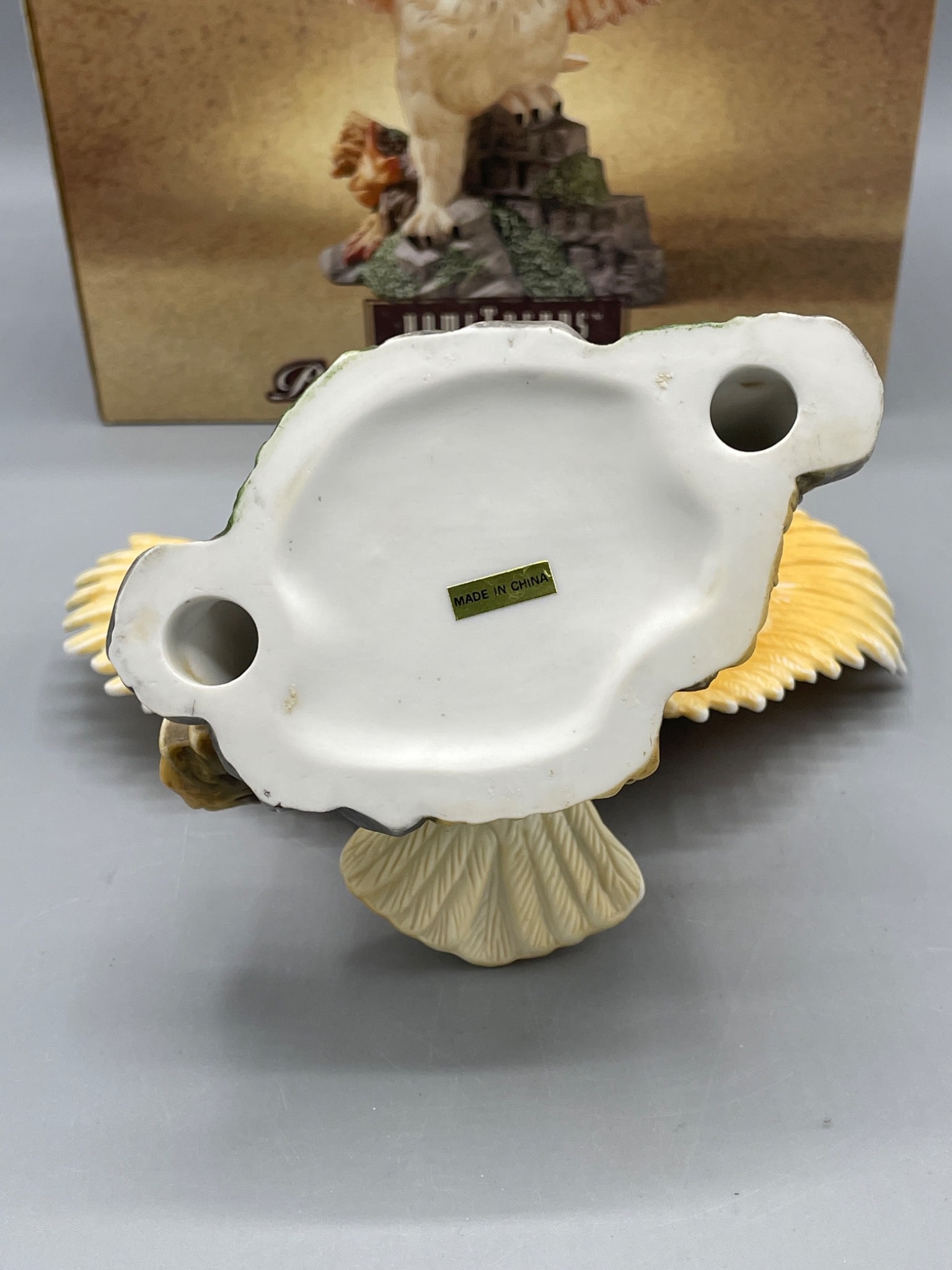Hometrends Porcelain Single Owl Figurine with Original Box - 4