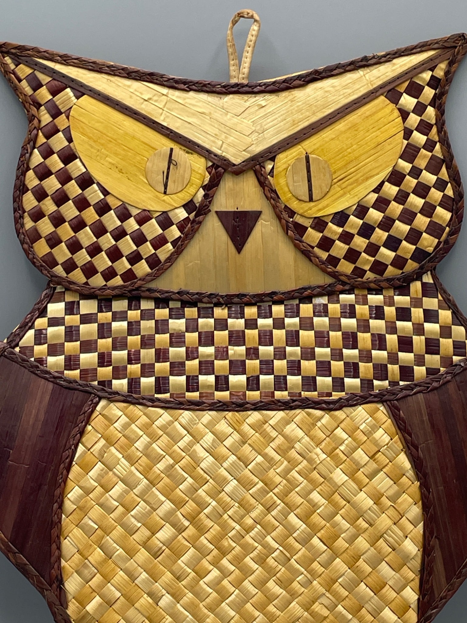 Interpur Owl-Shaped Woven Wall Decoration, Made in China - 2