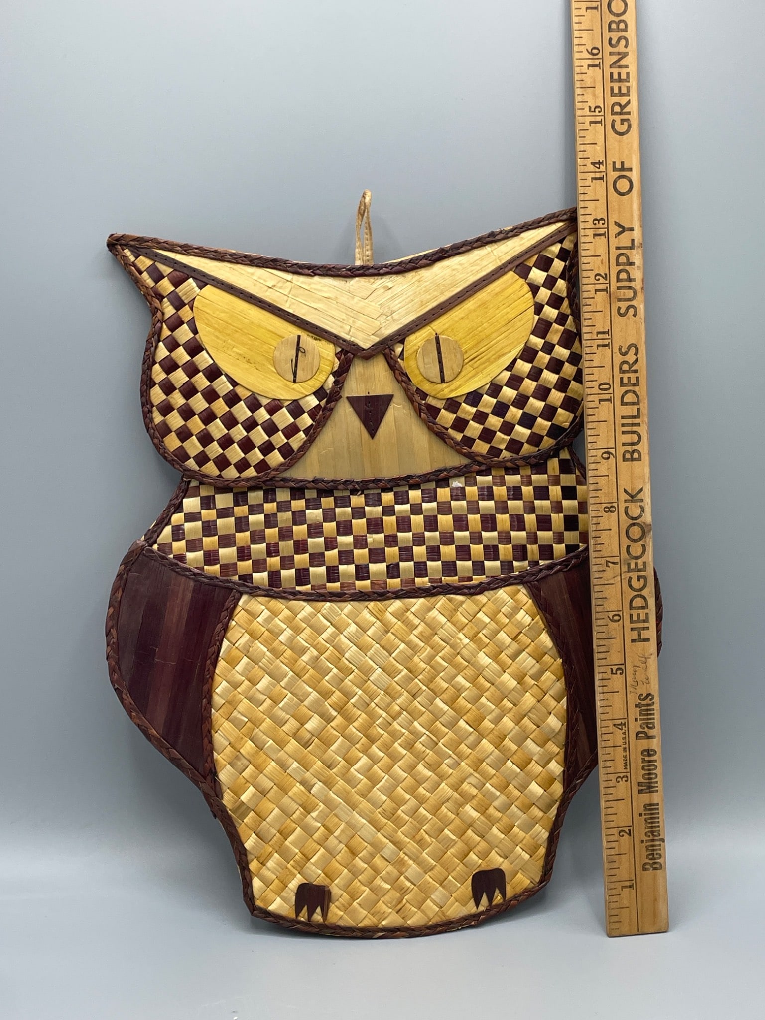 Interpur Owl-Shaped Woven Wall Decoration, Made in China - 5