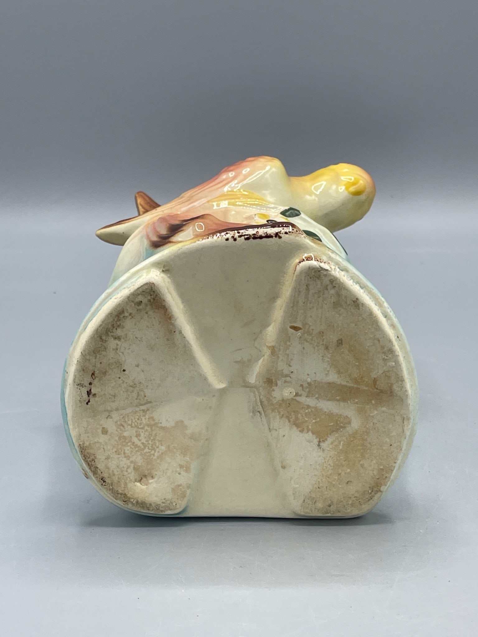 Ceramic Bird-Shaped Decorative Vase, USA Marked, Approx. 6 Inches Tall - 5