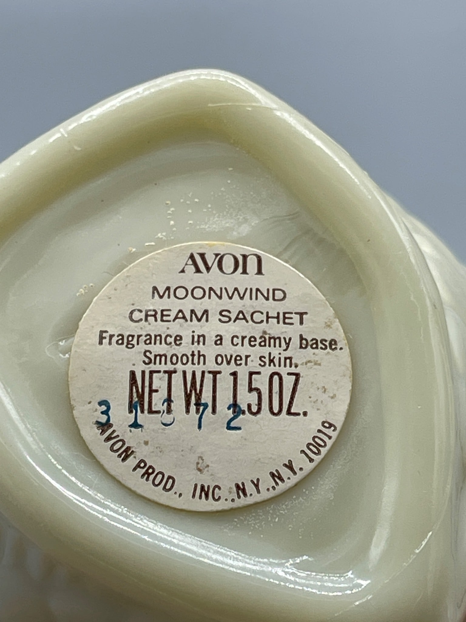 Avon Moonwind Cream Sachet Owl Container, 1.5 oz - 8