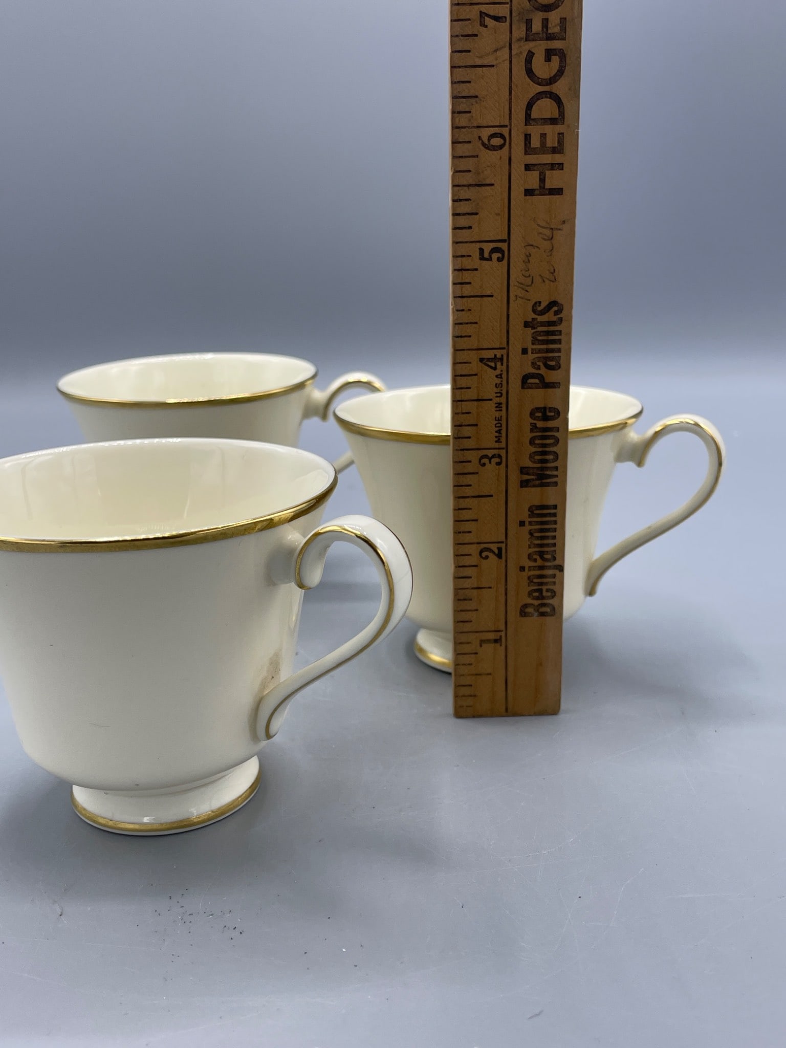 3 Royal Doulton Heather H5089 English Fine Bone China Teacups - 4