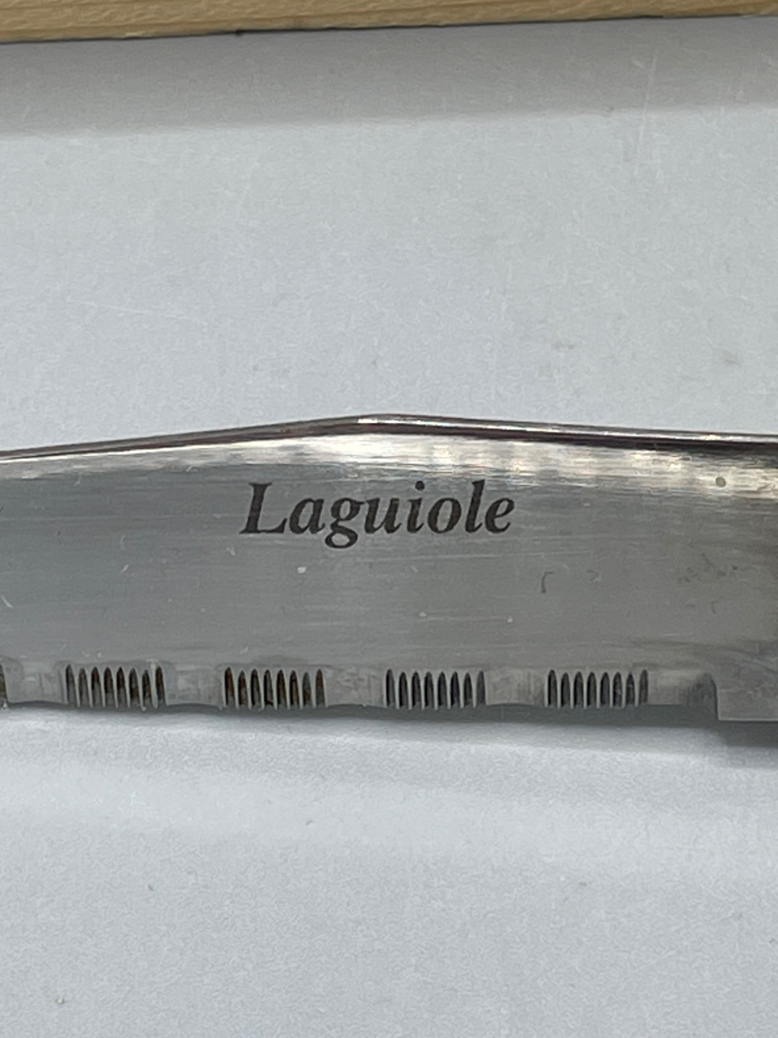 Laguiole Steak Knives with Wood Handles in Wooden Storage Box - 4