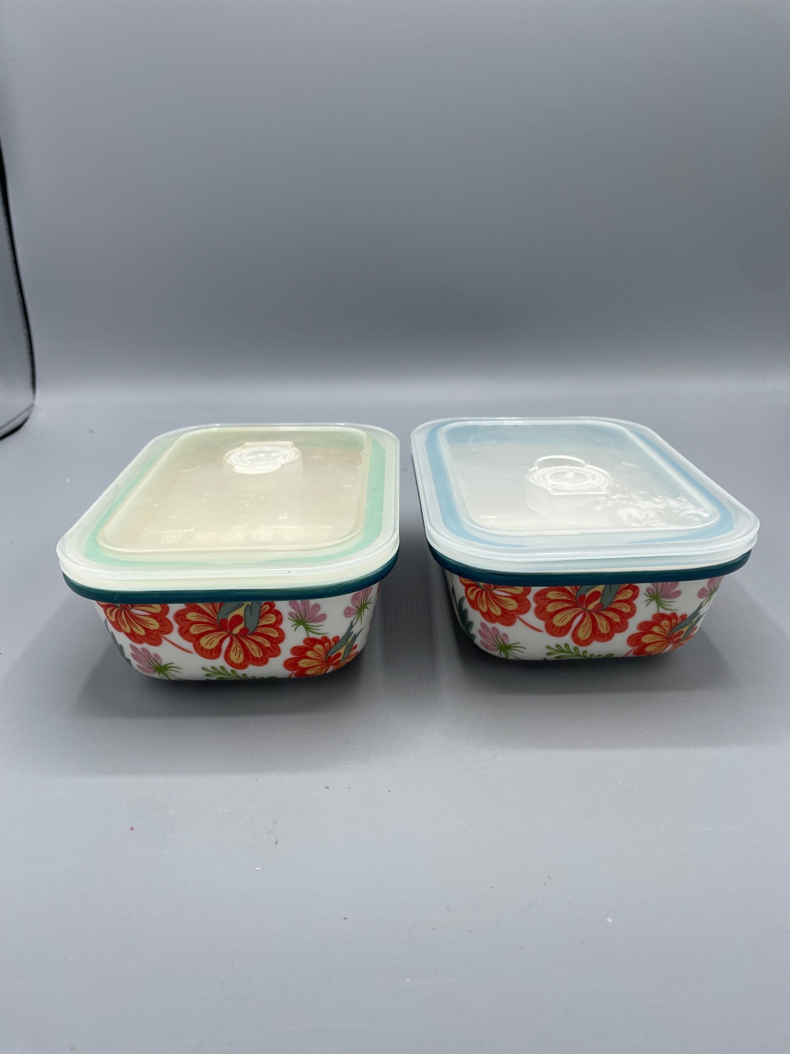 Grace Pantry Stoneware Containers with Lids - Set of 2 - 2
