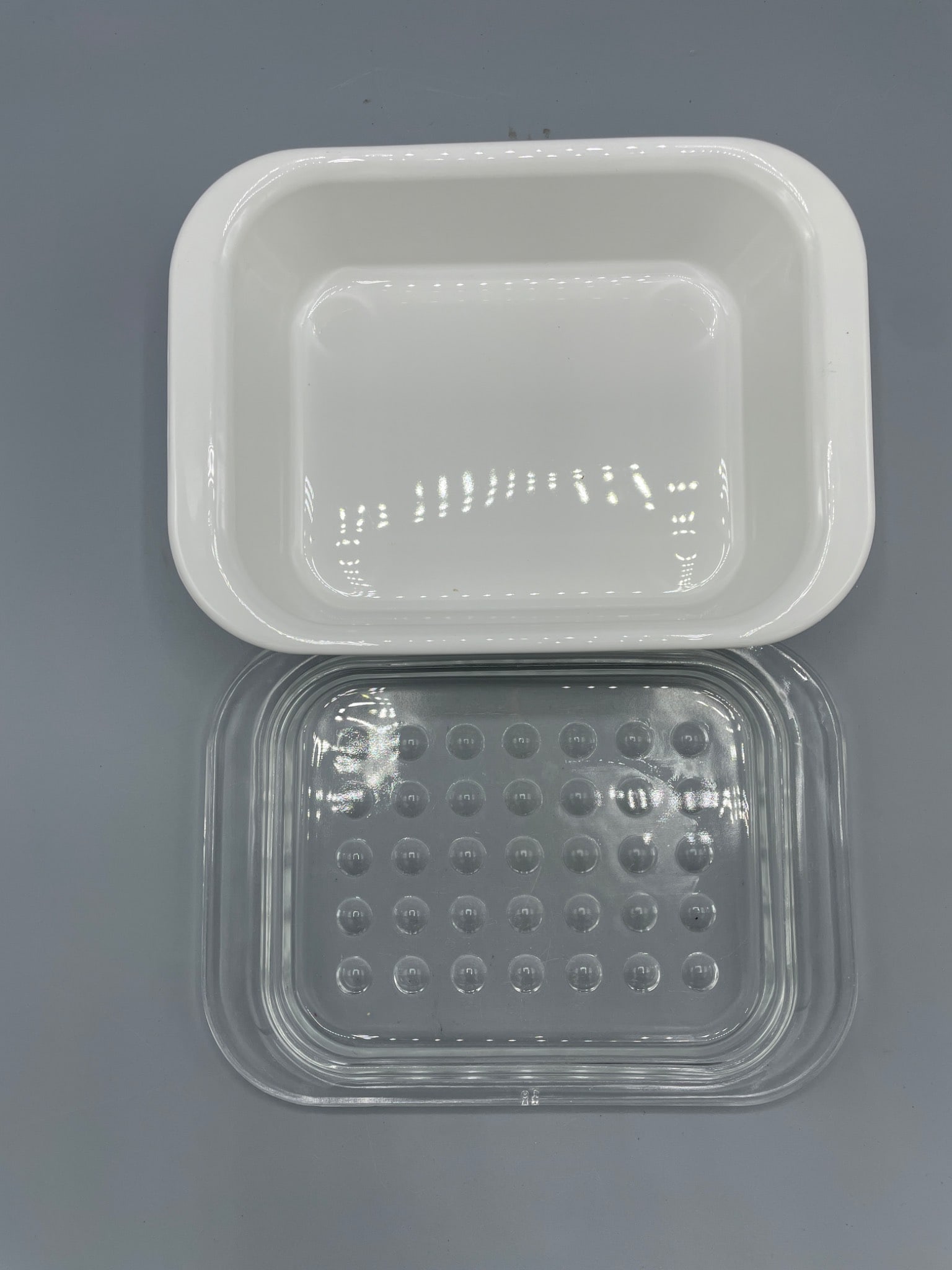 Corning Ware MC-1-B Baking Dish with Clear Glass Lid, 7x5.5x2 Inches - 3