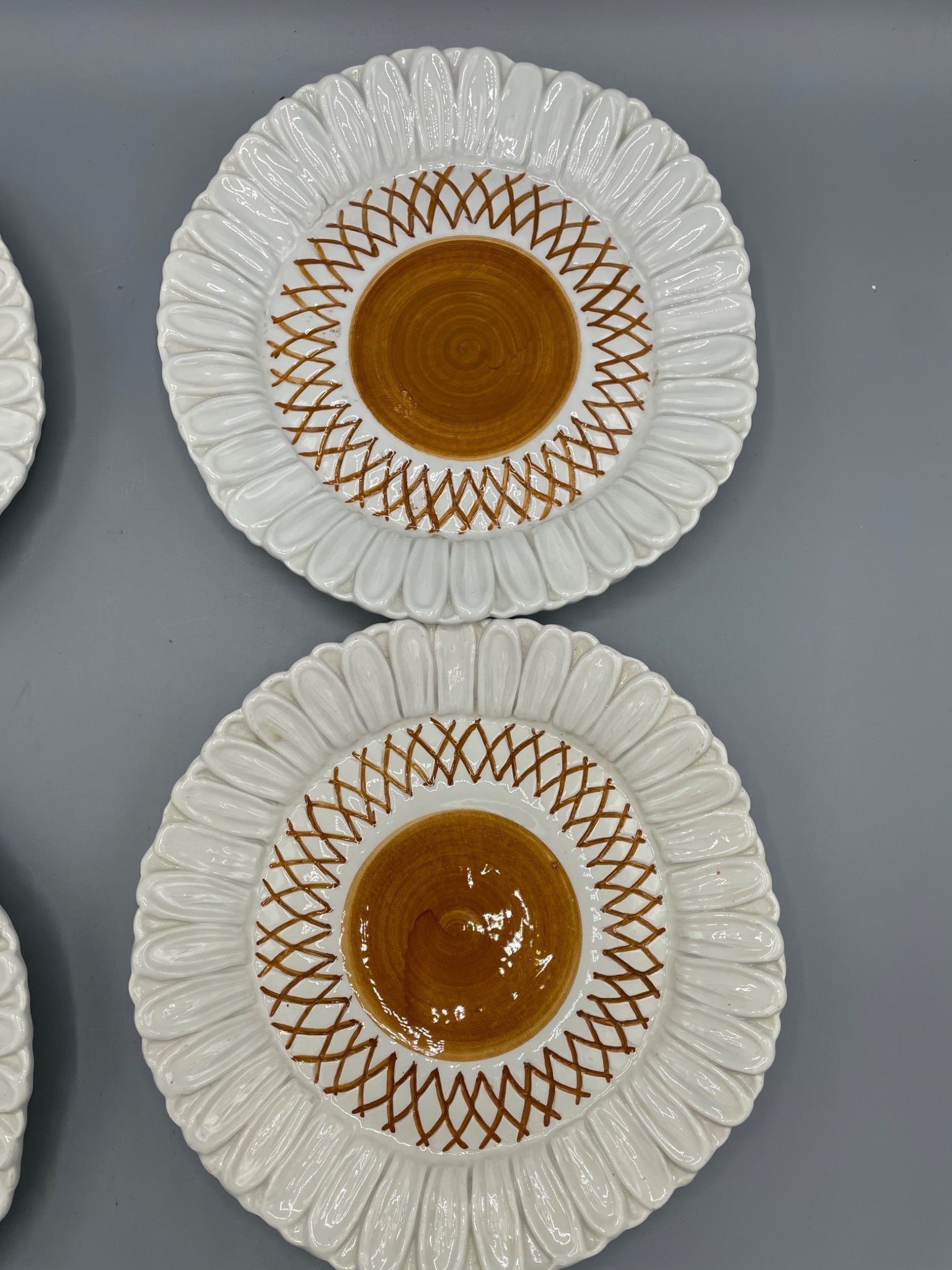 Two Decorative Plates, Meiselman Imports, Made in Italy, Model K/2095 - 2