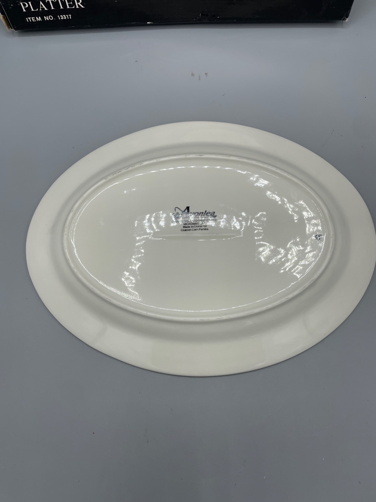 Avonlea Genuine Stoneware Oval Platter, Item No. 13317 - 3