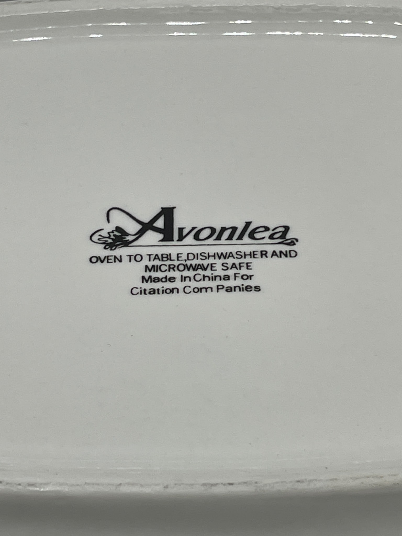 Avonlea Genuine Stoneware Oval Serving Bowl with Floral Design - 5