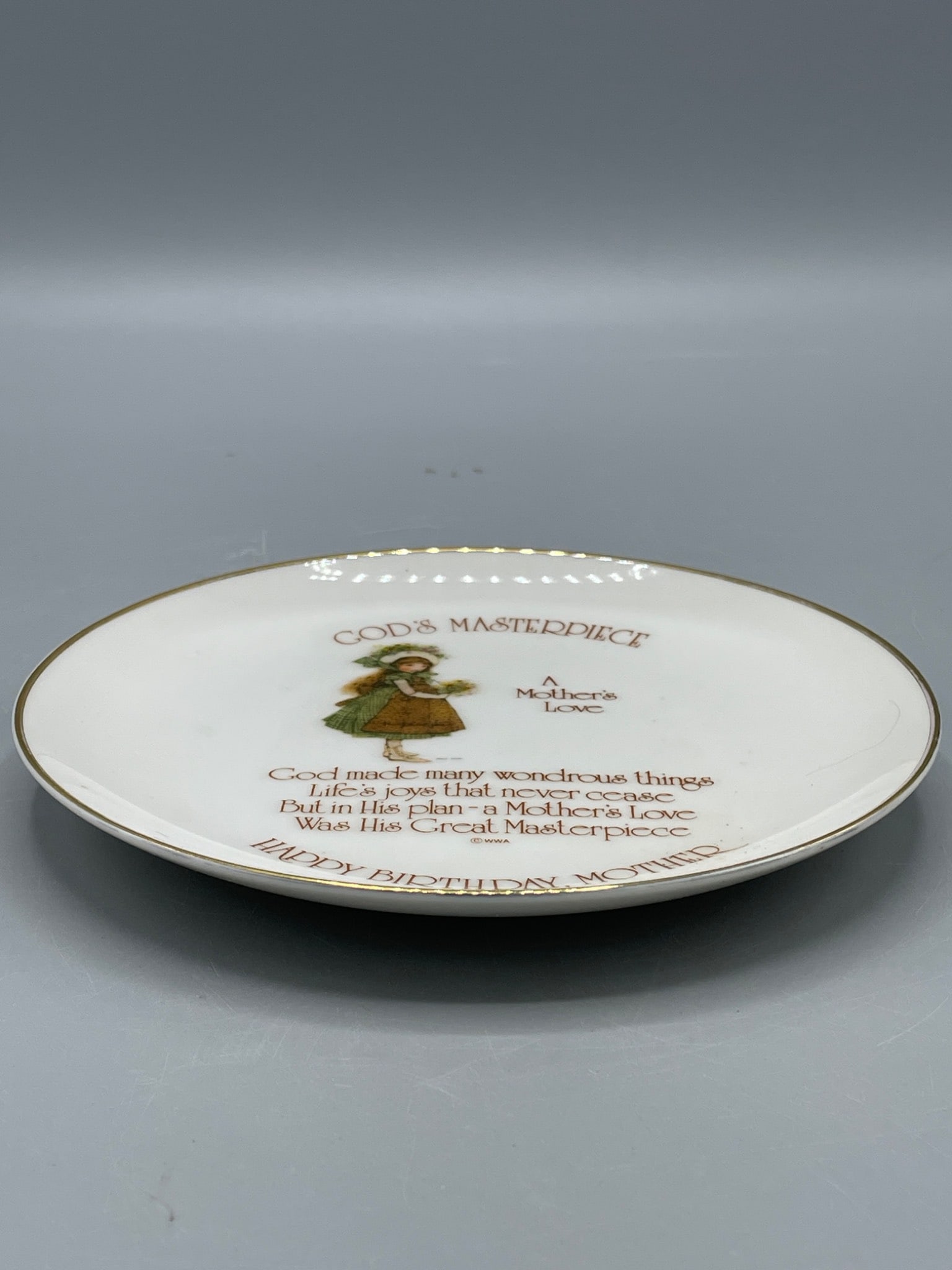 Lasting Memories Genuine Porcelain Plate, 'God's Masterpiece' Design, Made in Japan - 3