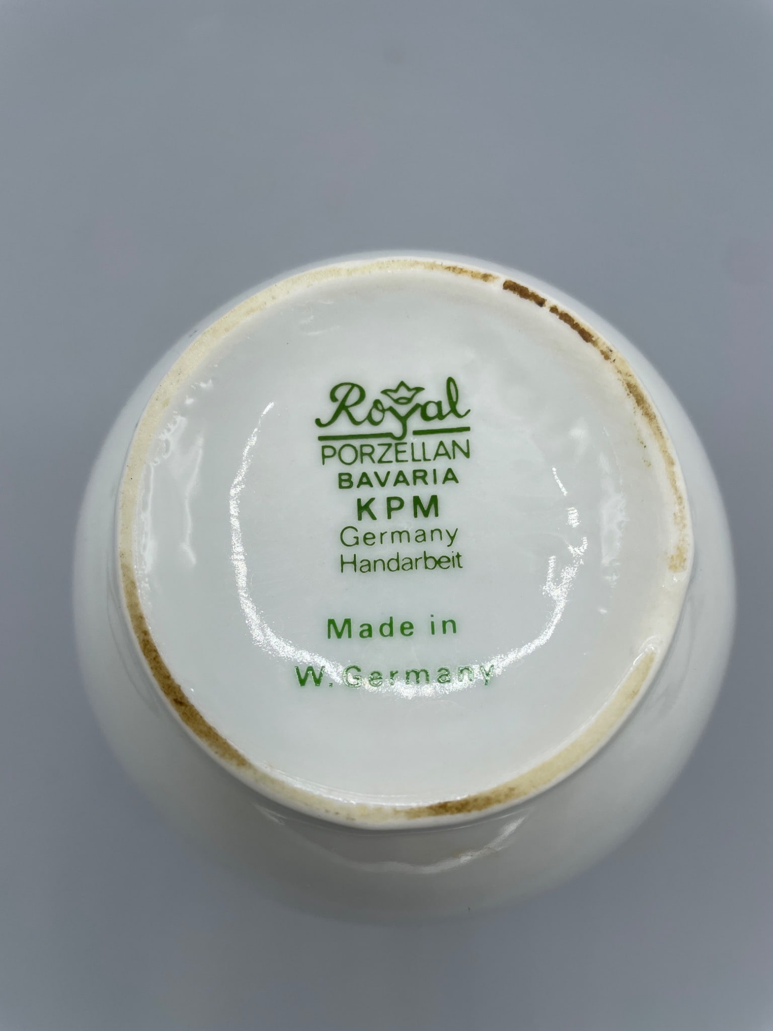 Royal Porzellan Bavaria KPM Handarbeit Vase, Made in W. Germany - 4