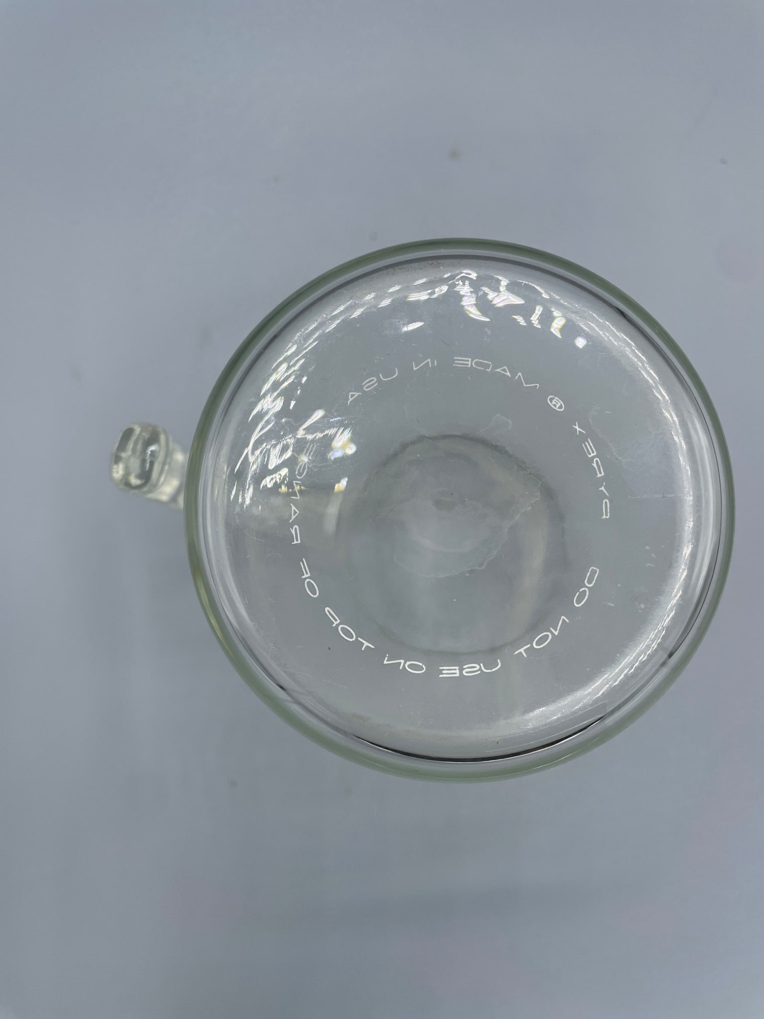 Pyrex Glass Pitcher, Made in USA, 7 Inches Tall - 4