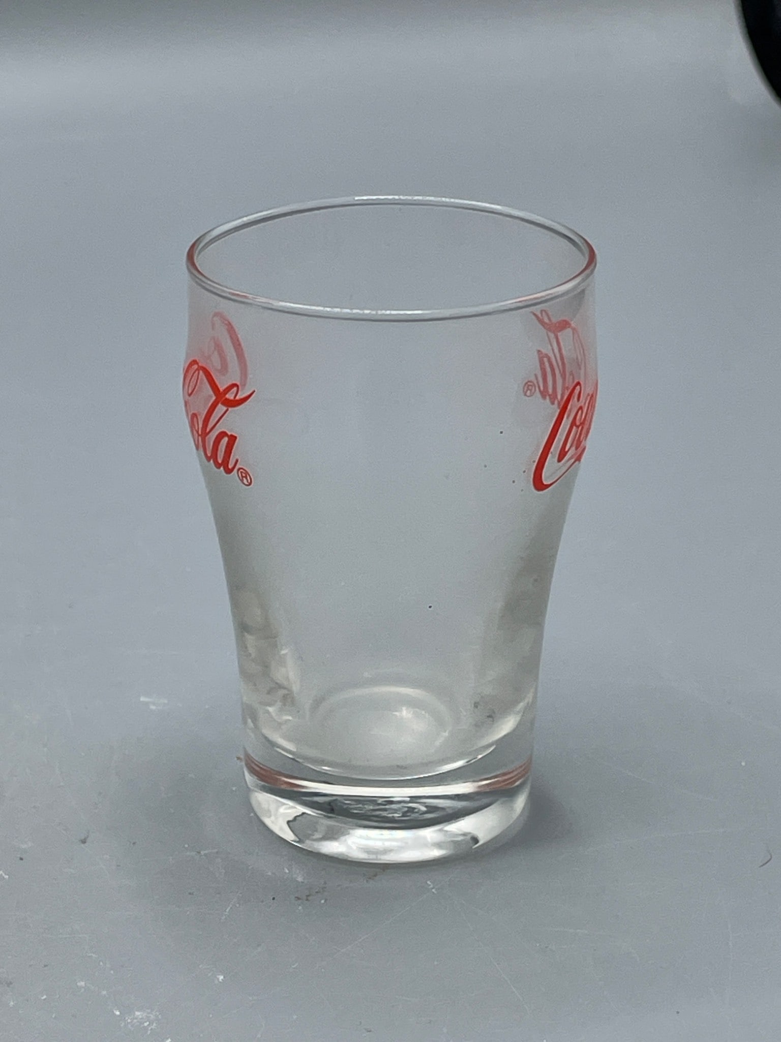 Coca-Cola Branded Glass Drinking Cup, Approx. 4 Inches Tall - 2