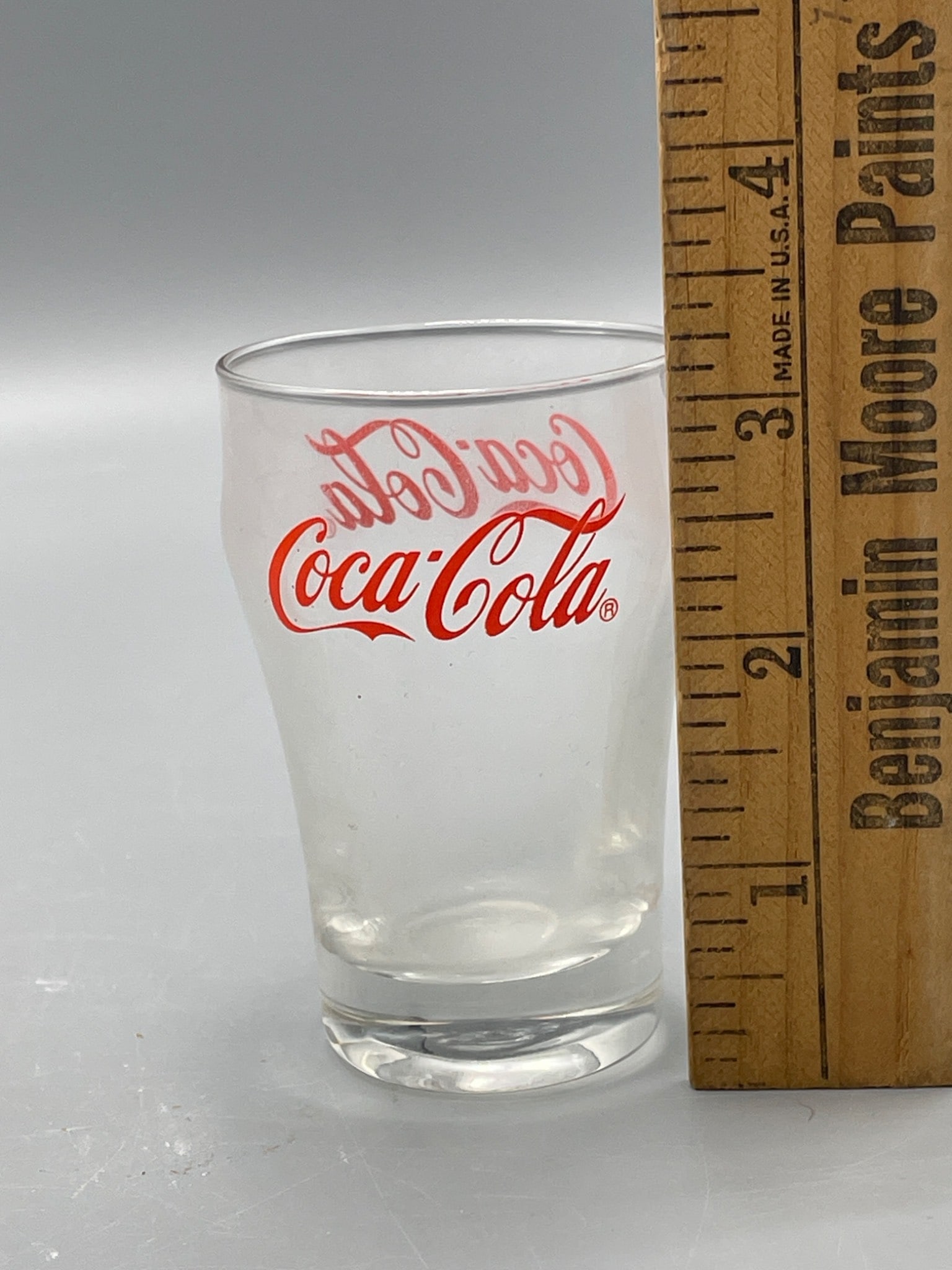 Coca-Cola Branded Glass Drinking Cup, Approx. 4 Inches Tall - 4