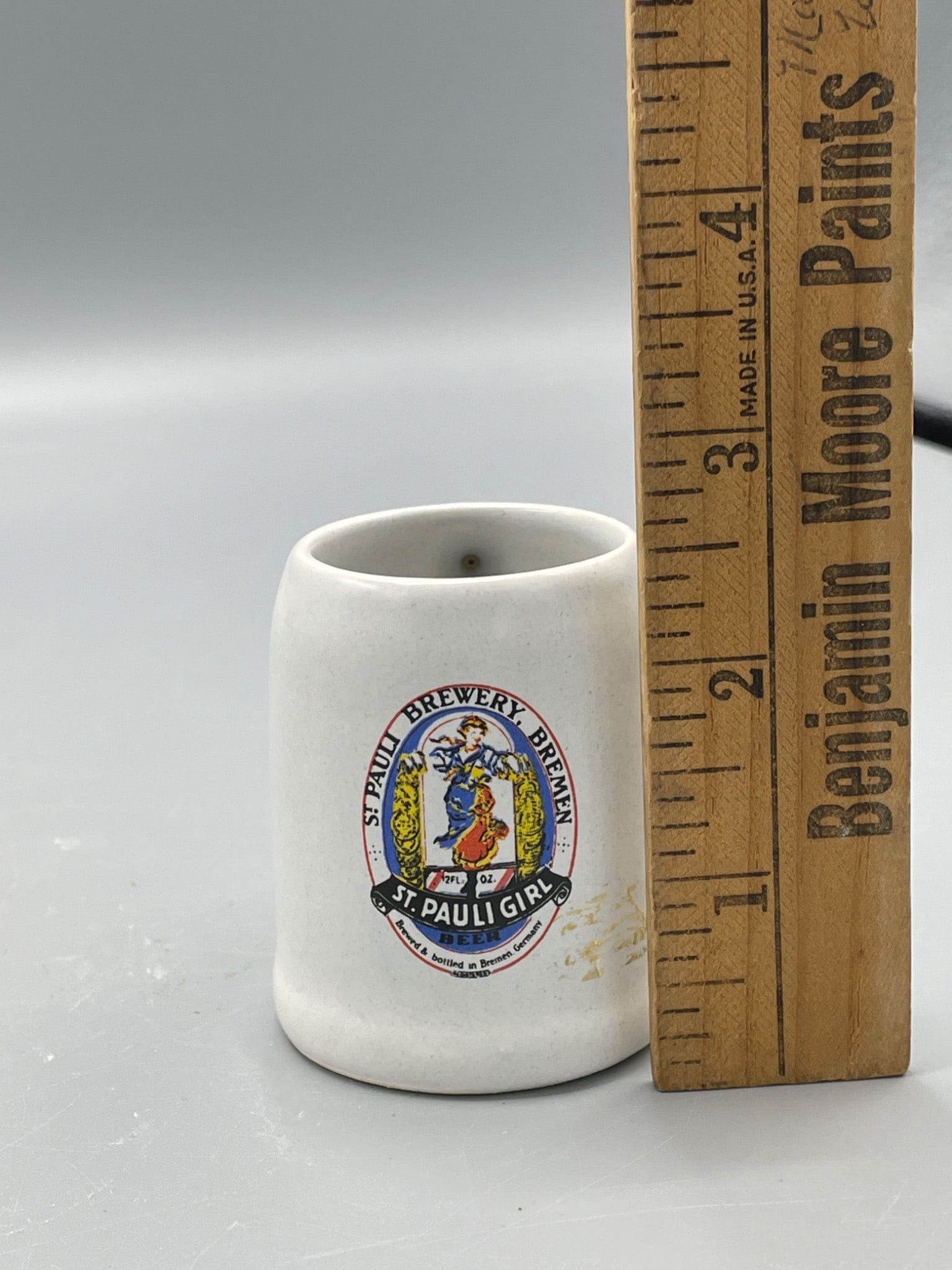 St. Pauli Girl Brewery Stoneware Beer Mug, Made in Chile - 5