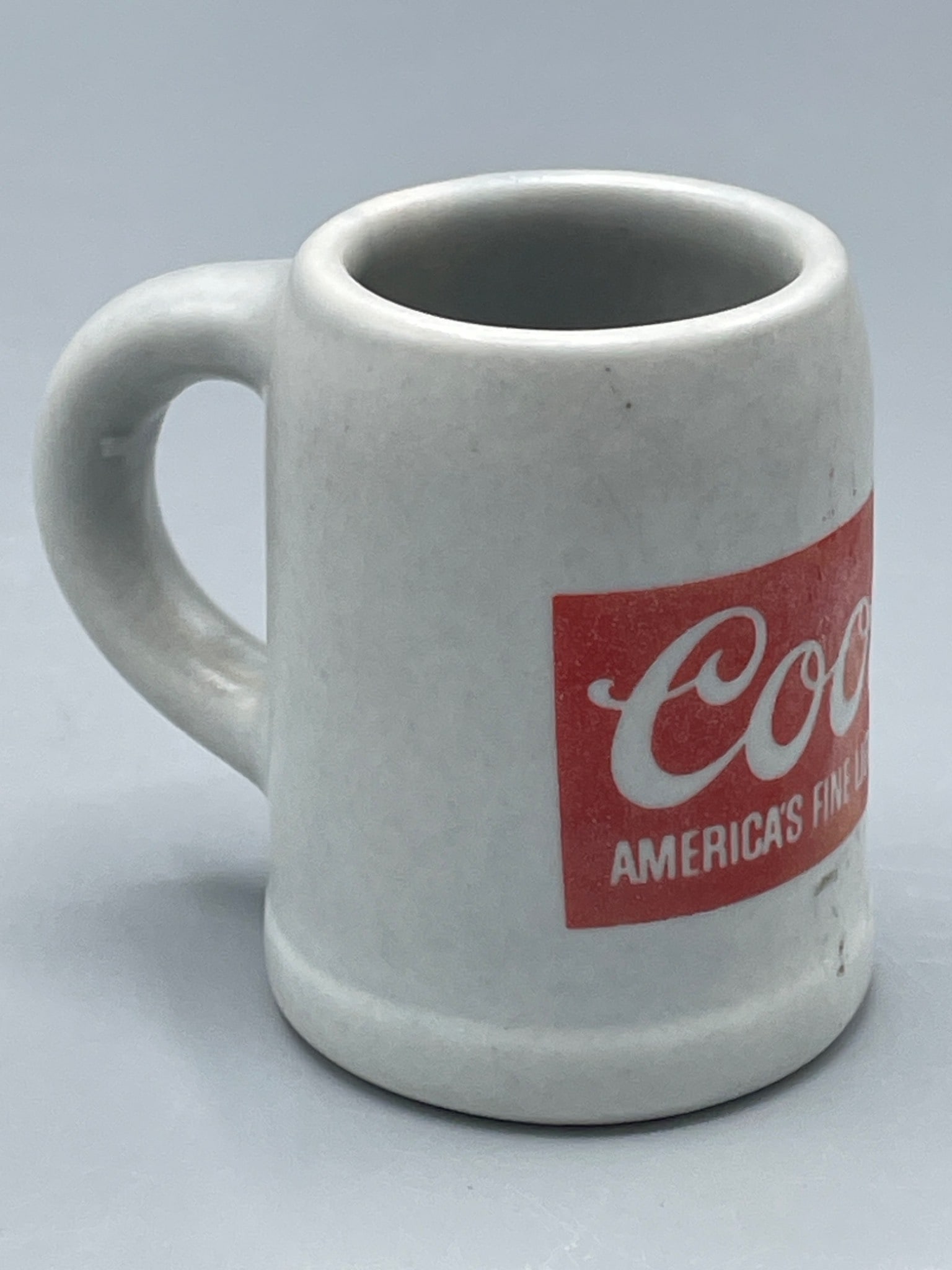 Coors America's Fine Light Beer Ceramic Shot Glass/Mini Mug - 2