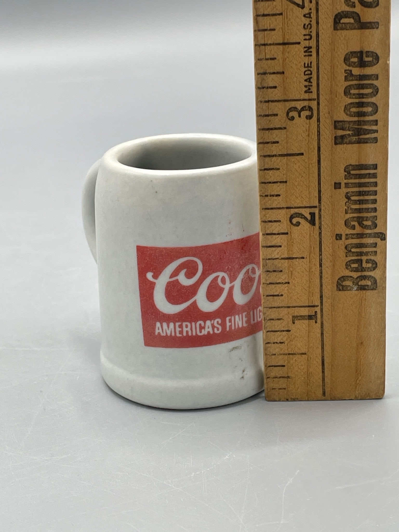 Coors America's Fine Light Beer Ceramic Shot Glass/Mini Mug - 5