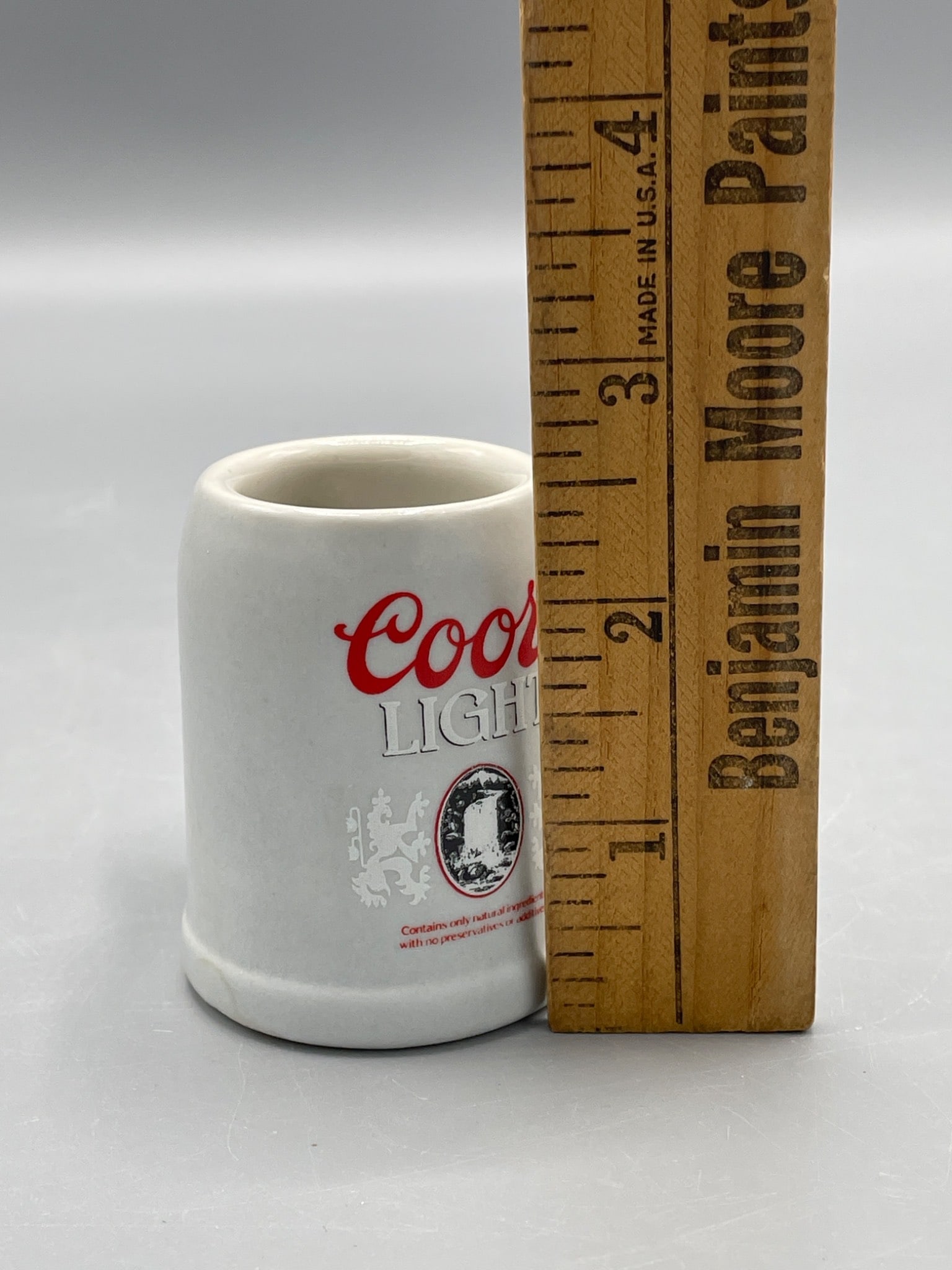 Coors Light Ceramic Mug with Handle and Manufacturer Logo - 5