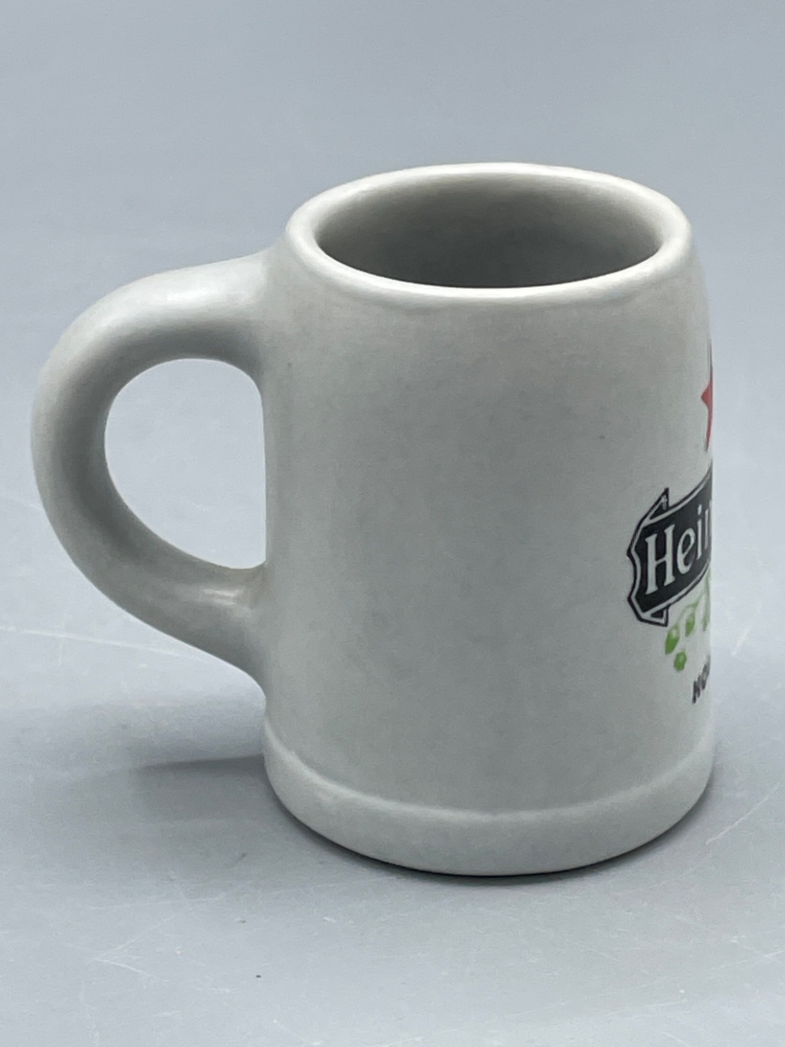 Ceramic Heineken Miniature Mug with Handle by Ceramarte, Brazil - 2