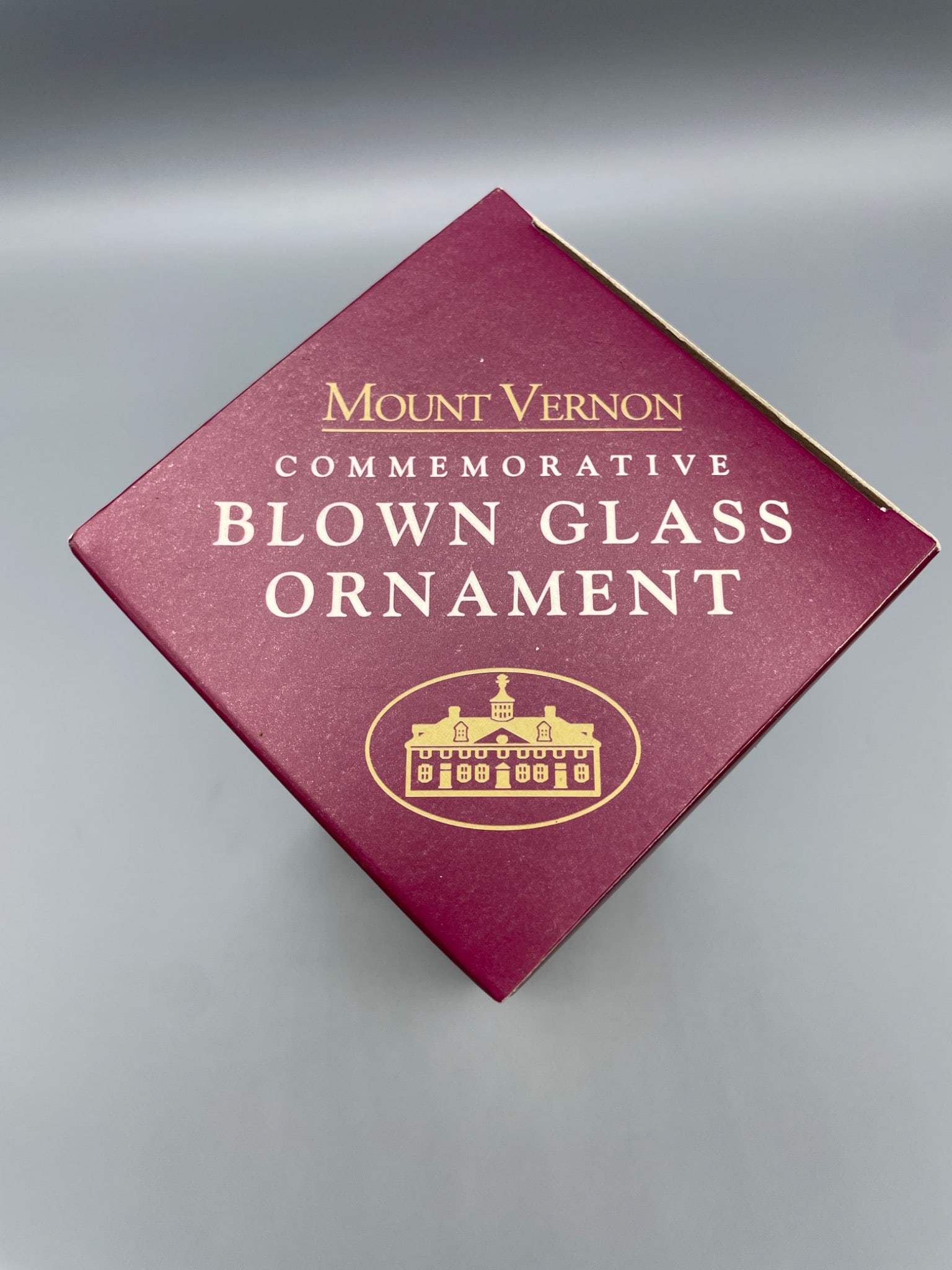 Mount Vernon Commemorative Blown Glass Ornament in Original Packaging - 2
