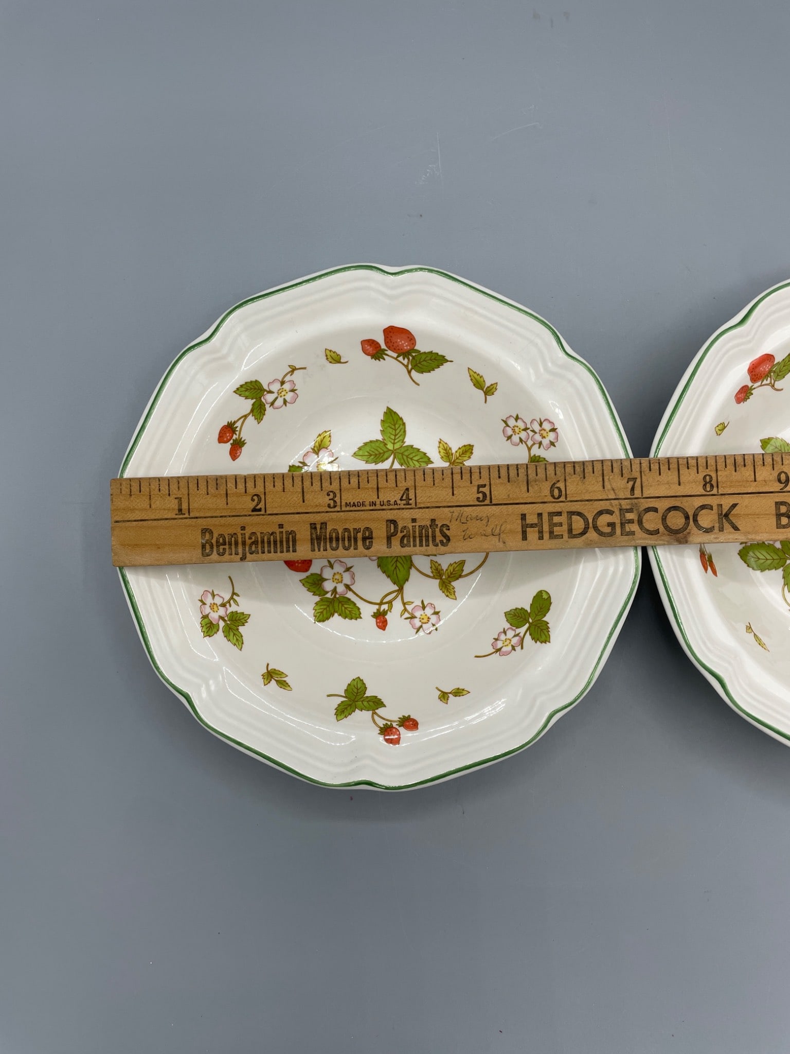 Hankook Fine China Strawberry Pattern Bowls Made in Korea - 4