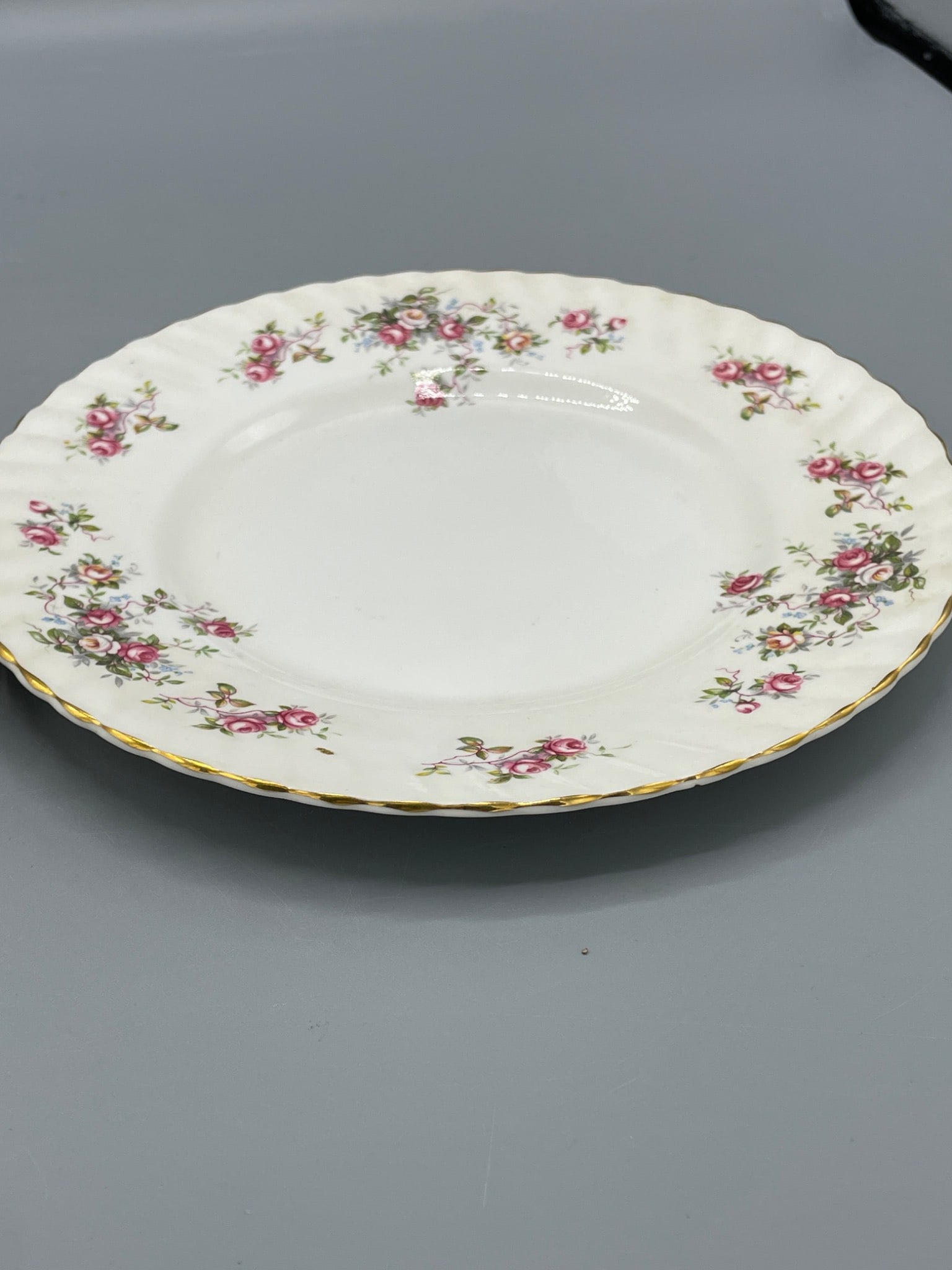 Royal Crest Fine Bone China Floral Plates, Set of 2 - 2