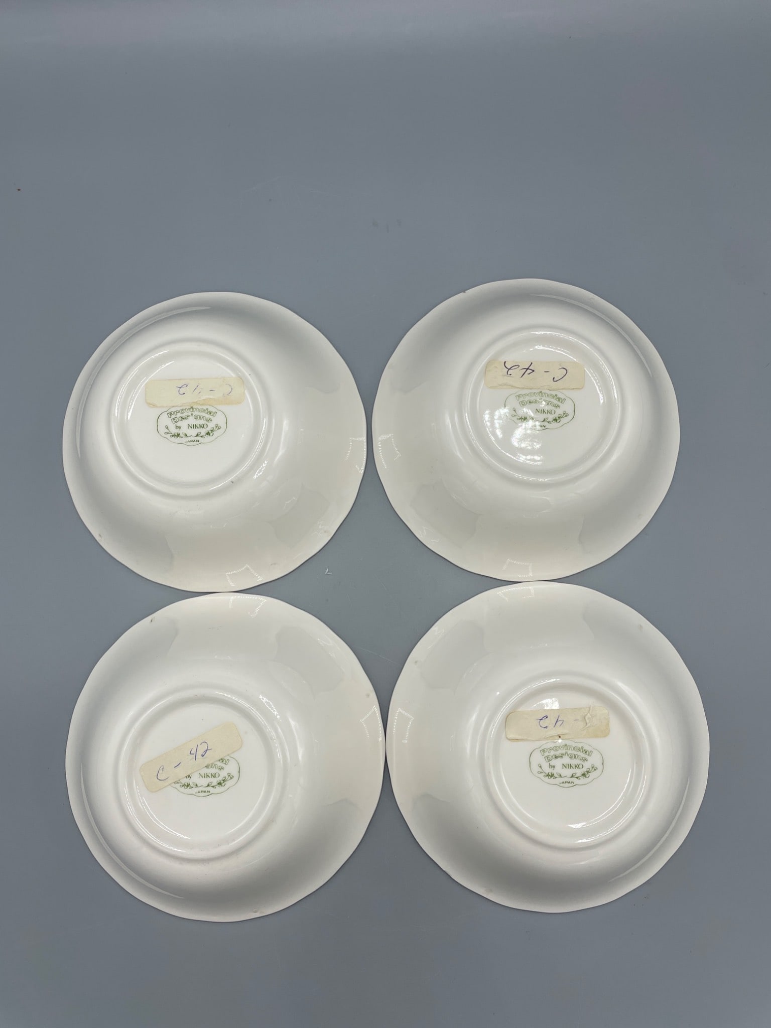 4 Nikko Provincial Designs Bowls, Made in Japan - 2