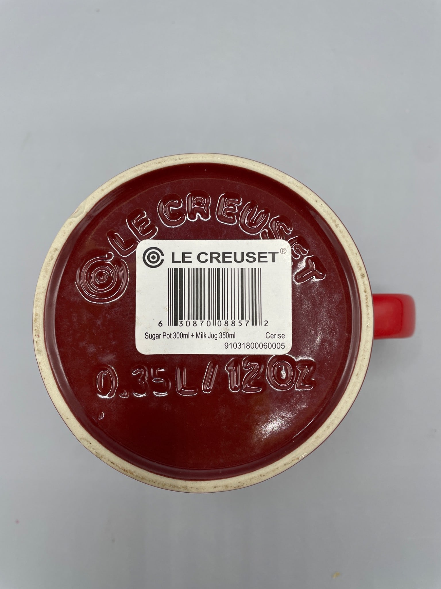Le Creuset Red Stoneware Creamer 0.25L/12oz - 4