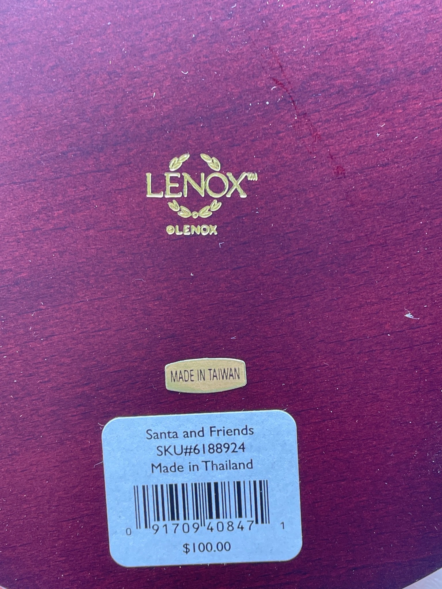 Lenox Santa and Friends Holiday Figurine SKU# 6188924 - 6
