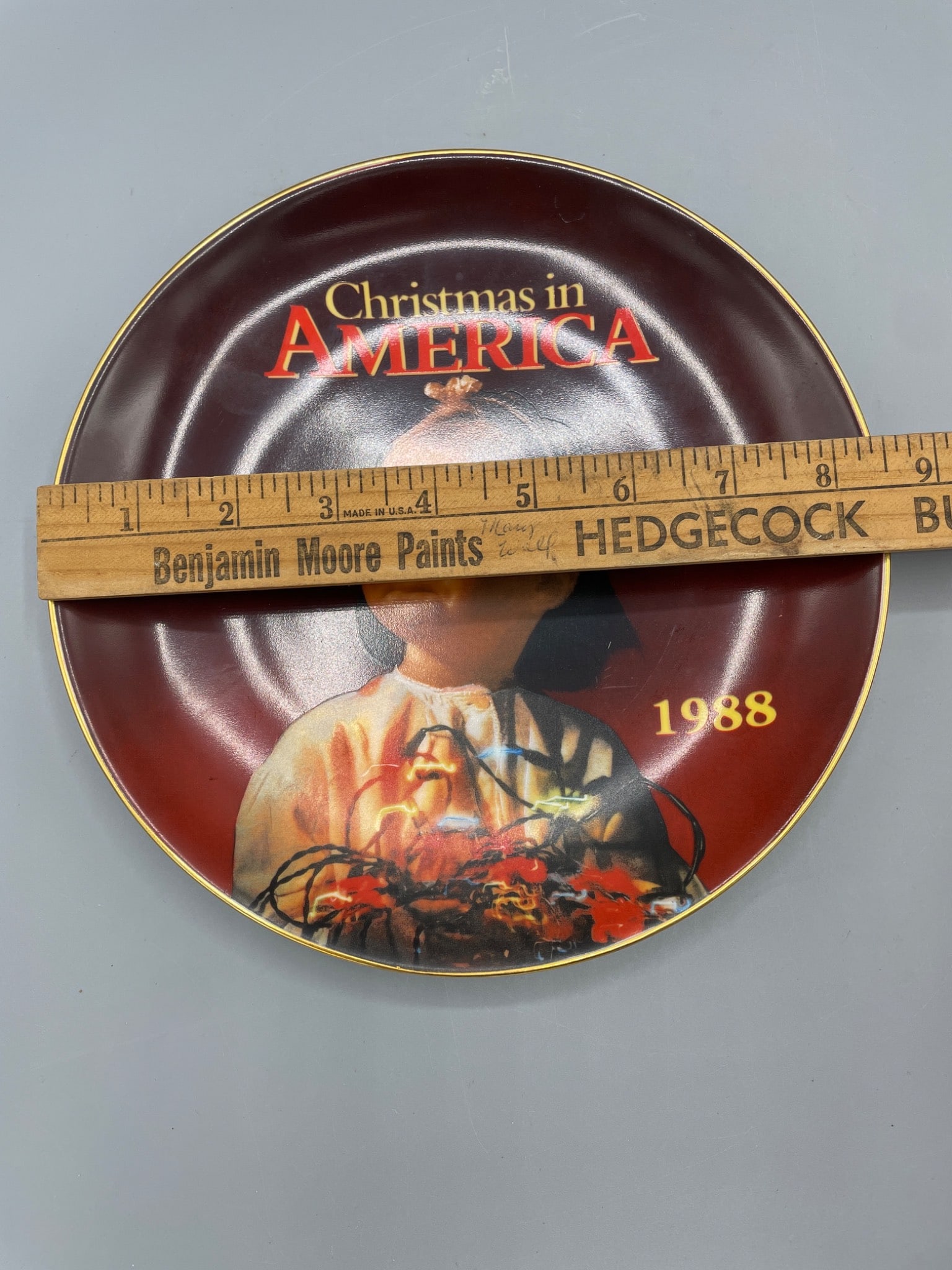 1988 Christmas in America Commemorative Collector Plate by Kmart - 5