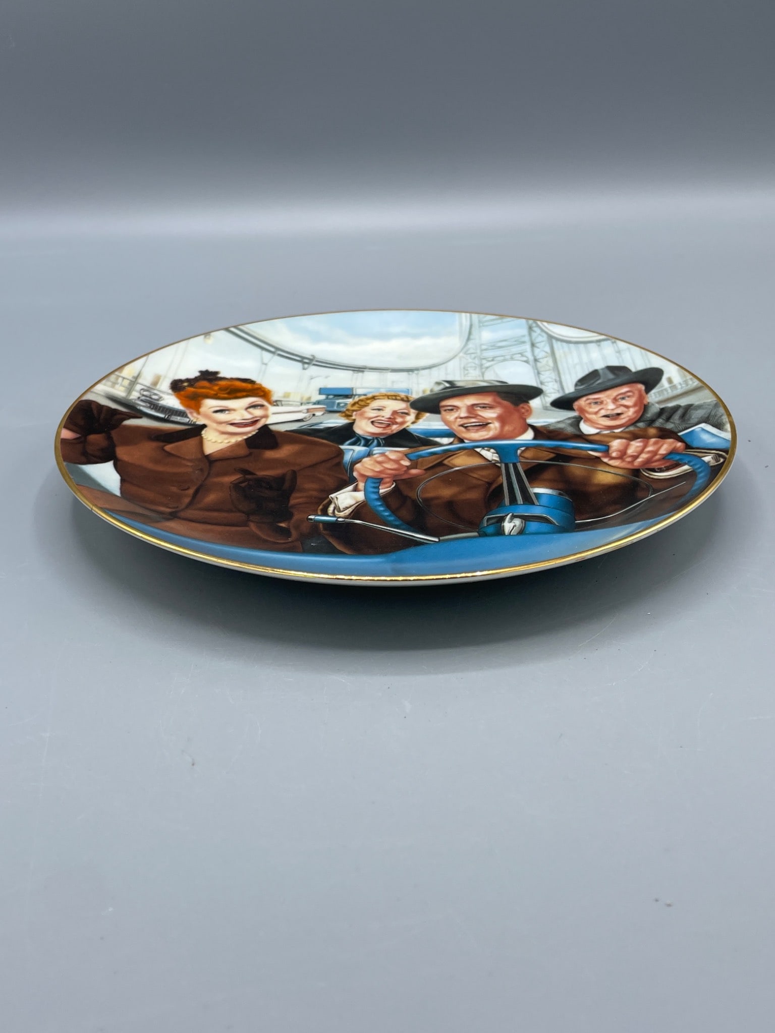 1996 'California, Here We Come' Hamilton Collection Plate From I Love Lucy - 2