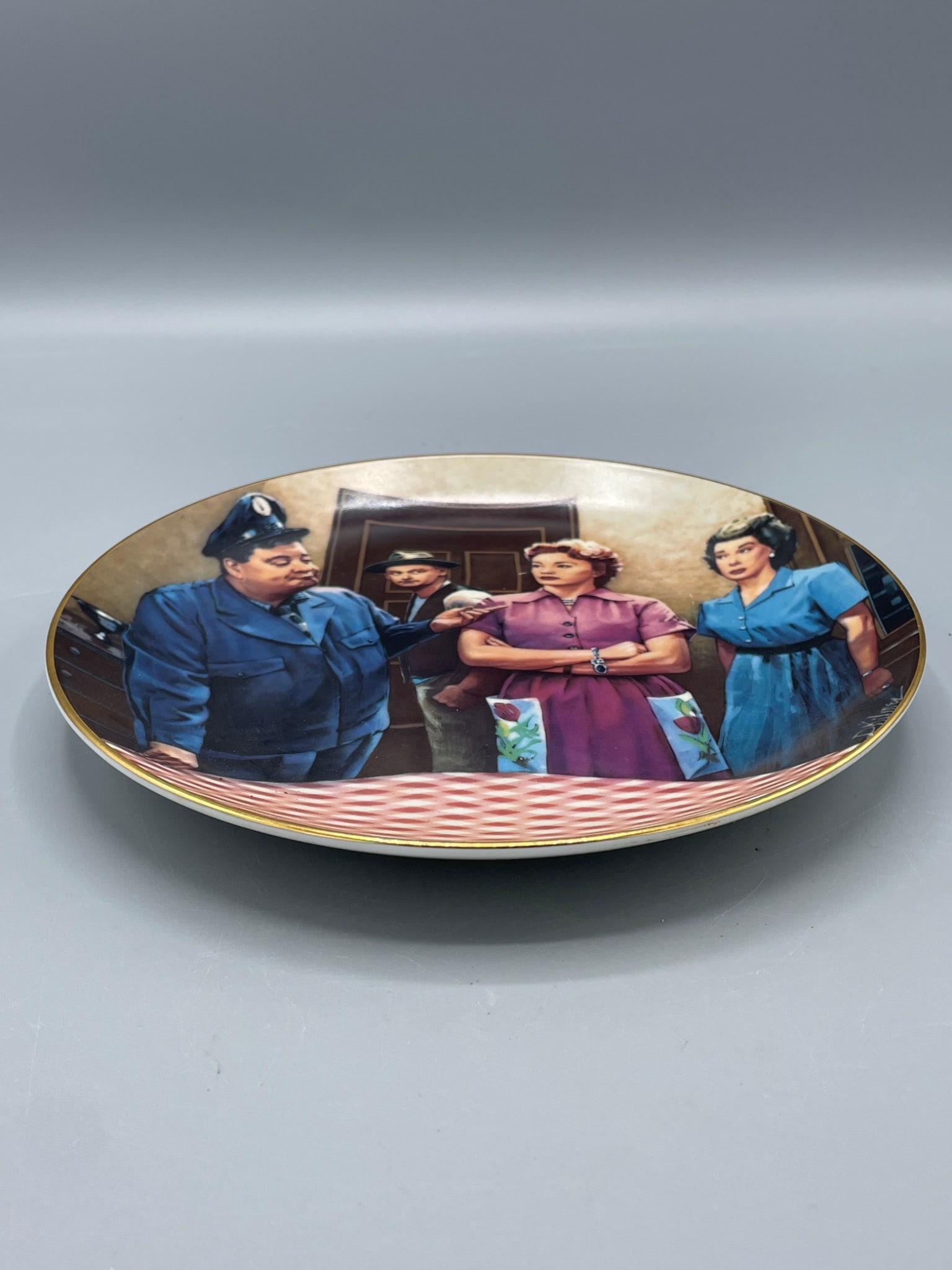1987 The Honeymooners Collector Plate by Hamilton Collection - 2