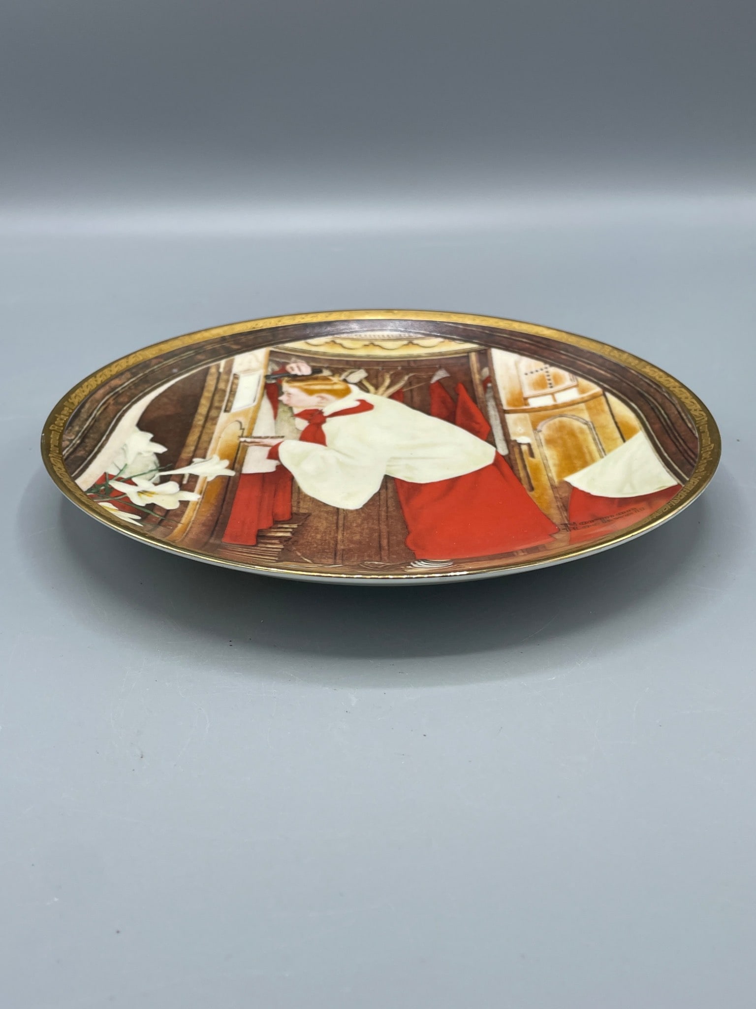 Norman Rockwell 'The Choir Boy' Collector Plate by Rose Valley China - 2