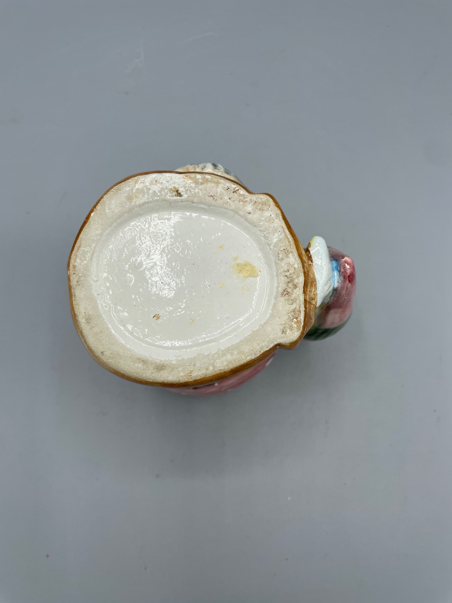 Ceramic Toby Pirate-Themed Mug with Parrot Handle, Approximately 4.5 Inches Tall - 4