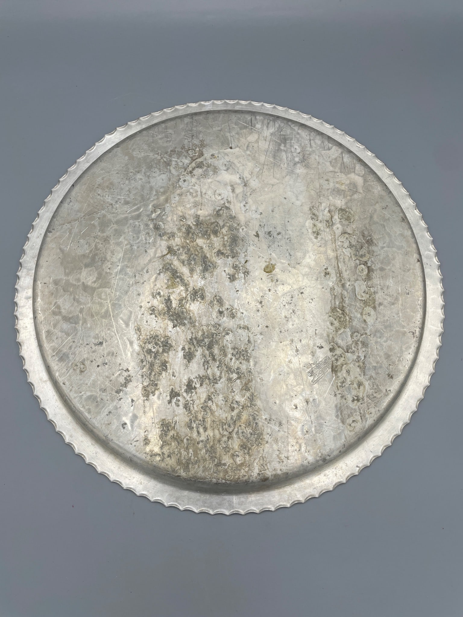 Farberware Wrought Aluminum Serving Tray with Leaf Design, Brooklyn, NY - 2