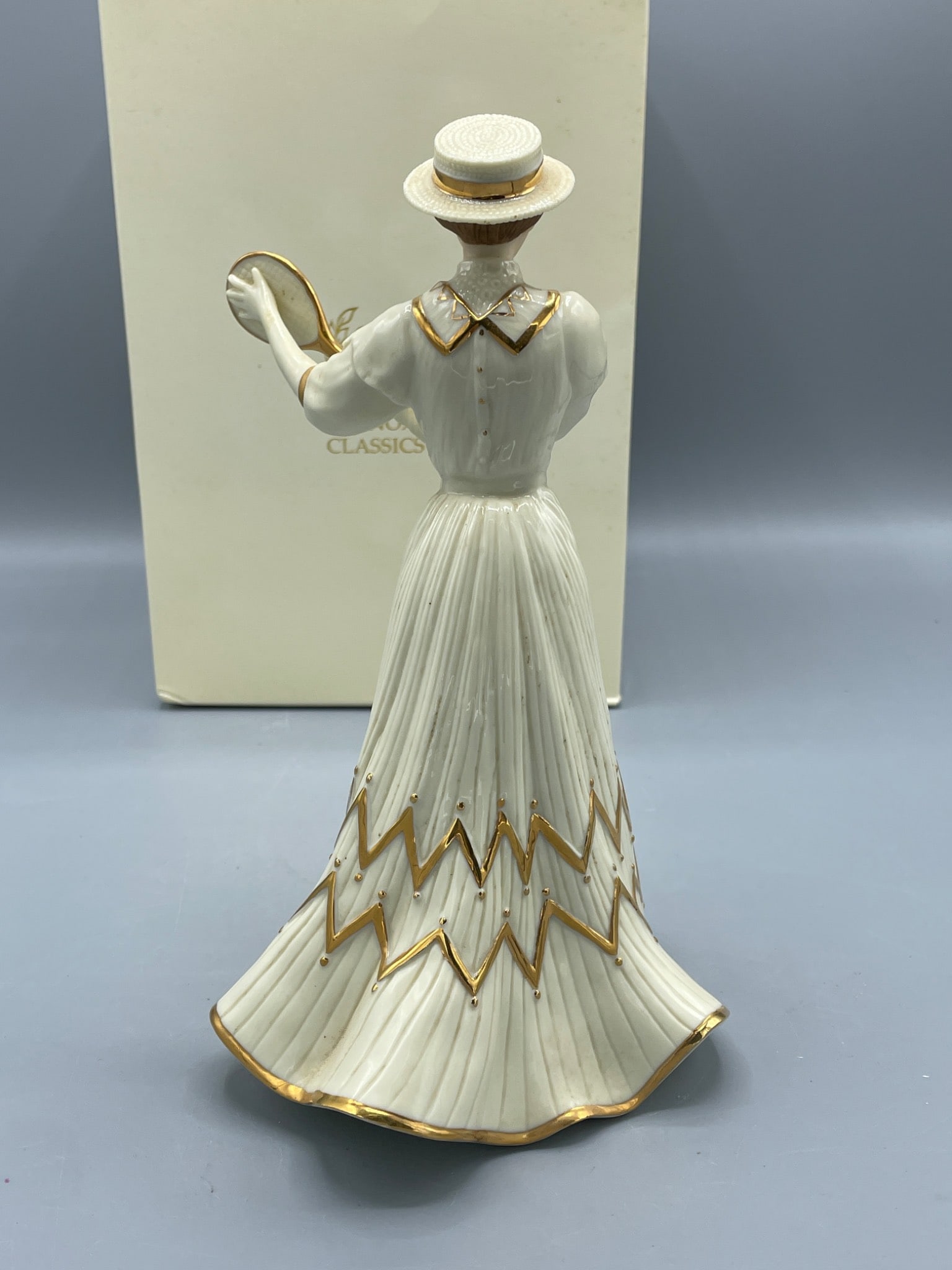 Lenox Classics 'Tennis At Traymore' Porcelain Figurine With Original Box - 4