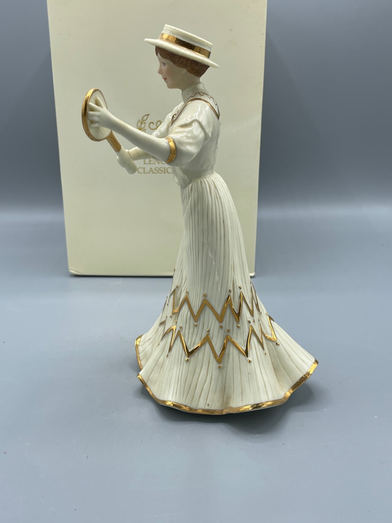 Lenox Classics 'Tennis At Traymore' Porcelain Figurine With Original Box - 5