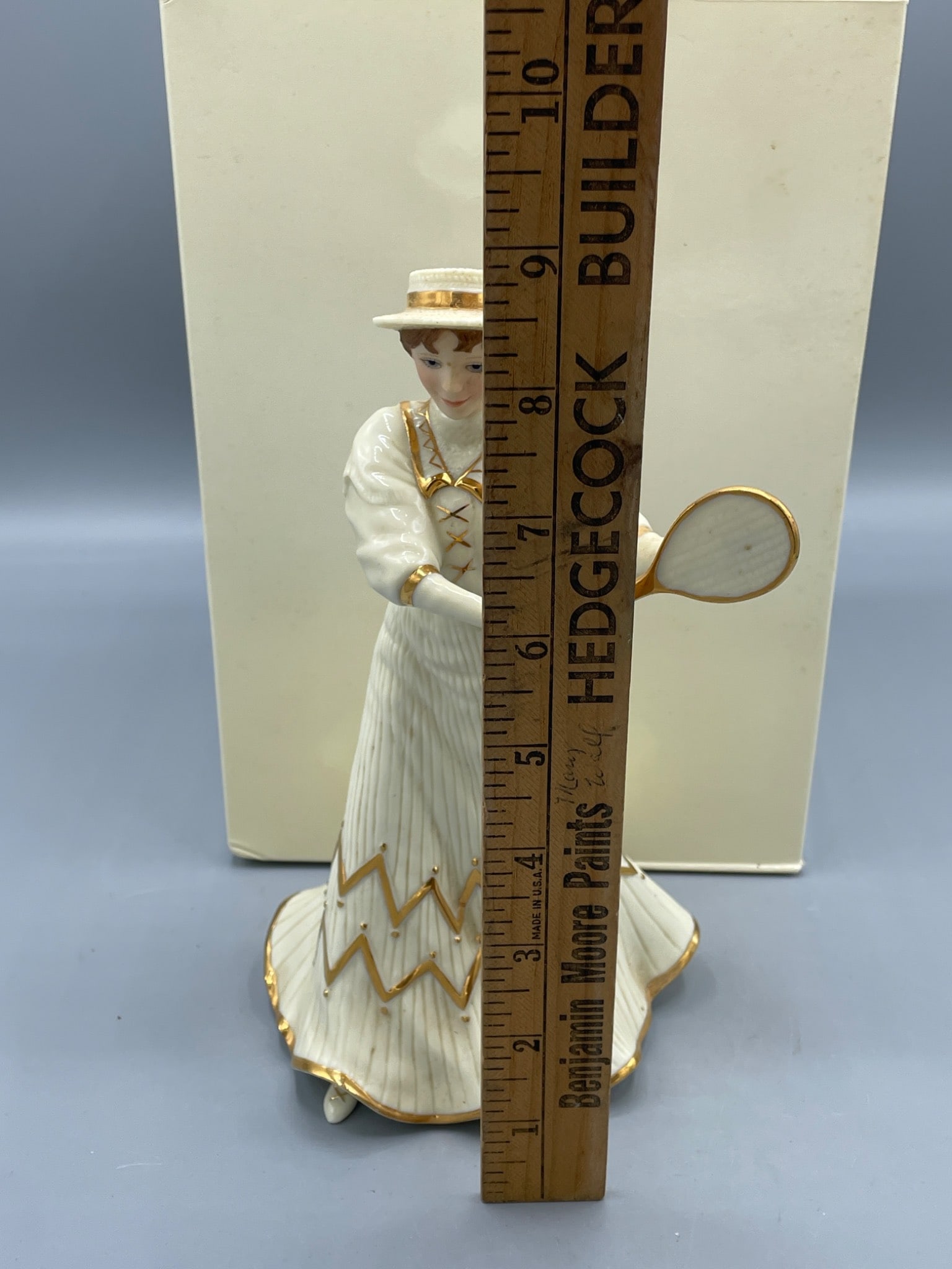Lenox Classics 'Tennis At Traymore' Porcelain Figurine With Original Box - 8