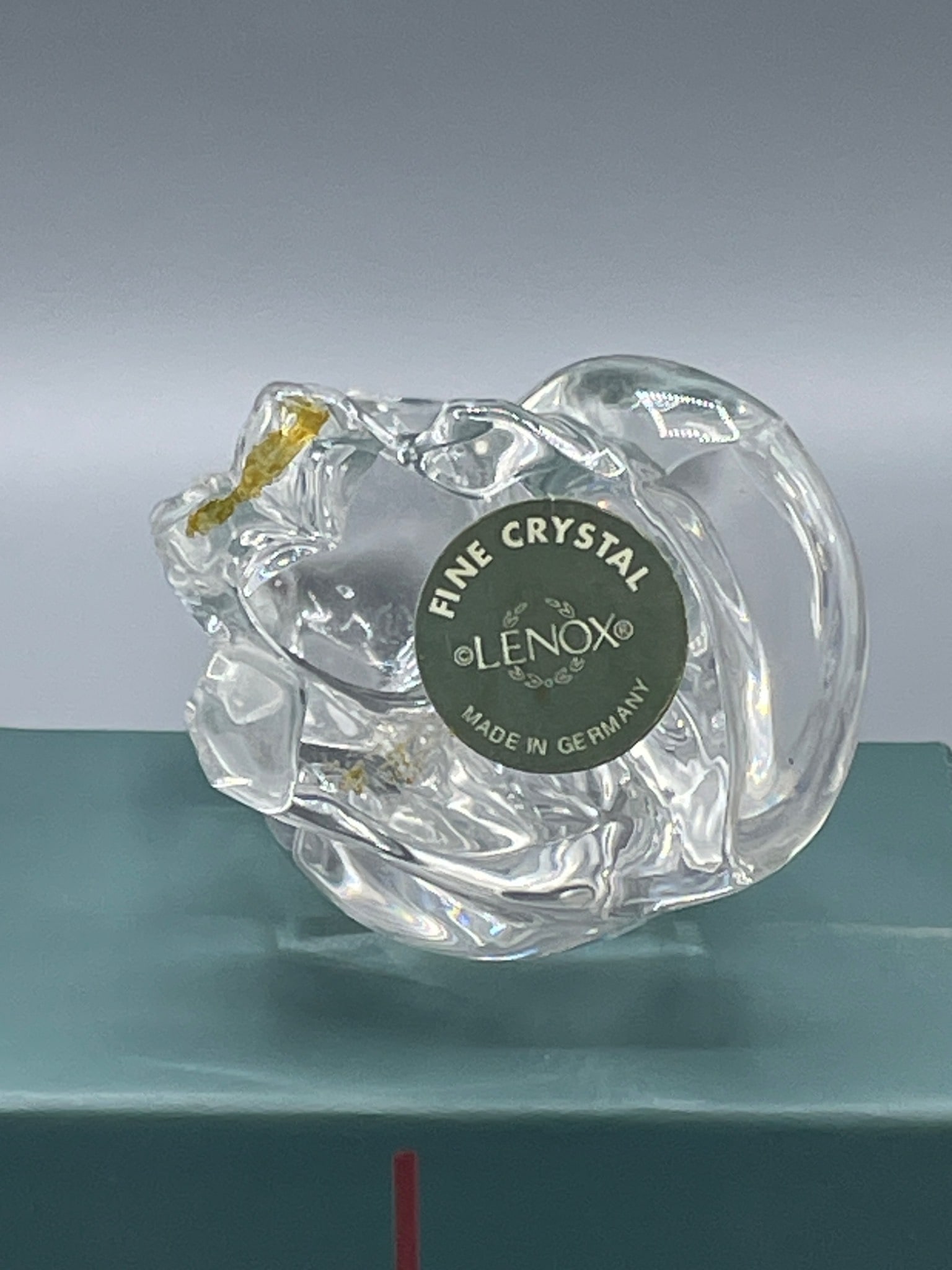 Lenox Fine Crystal Sitting Cat Figurine, Made in Germany - 4