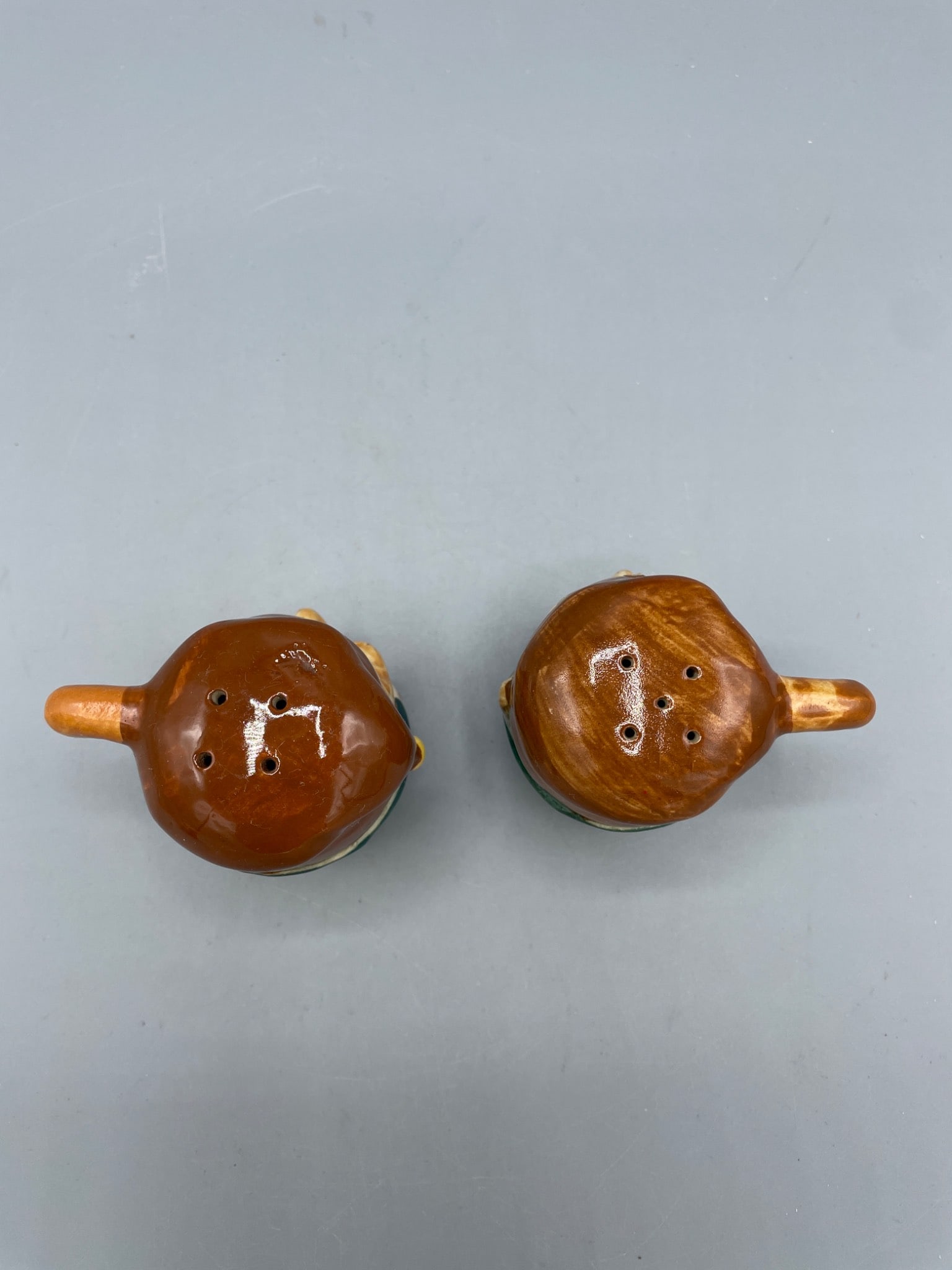 Ceramic Salt and Pepper Shakers in Old Sailor Design, Made in Japan - 3