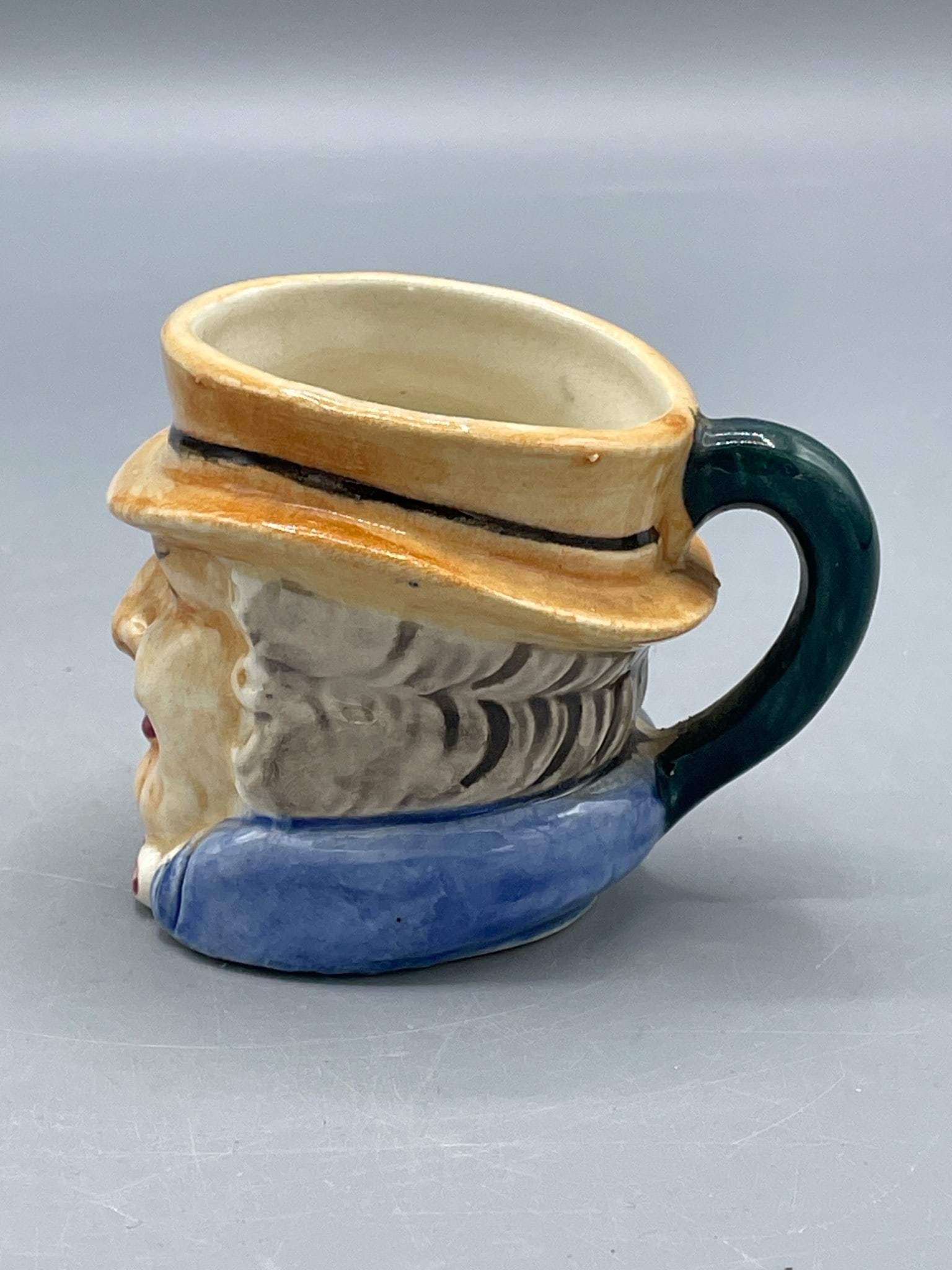 Ceramic Character Mug Marked 'Japan', Approximately 2.5 Inches Tall - 2