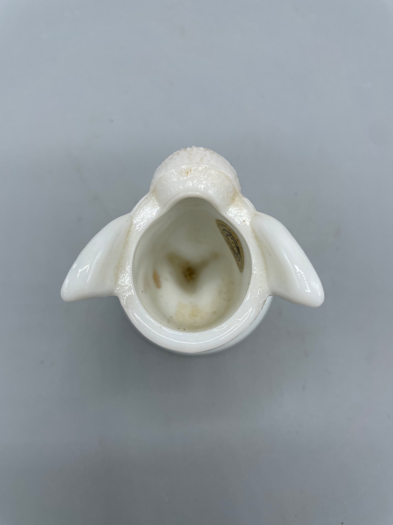 Westmoreland Glass Milk Glass Owl Figurine Toothpick Holder with Original Label - 3