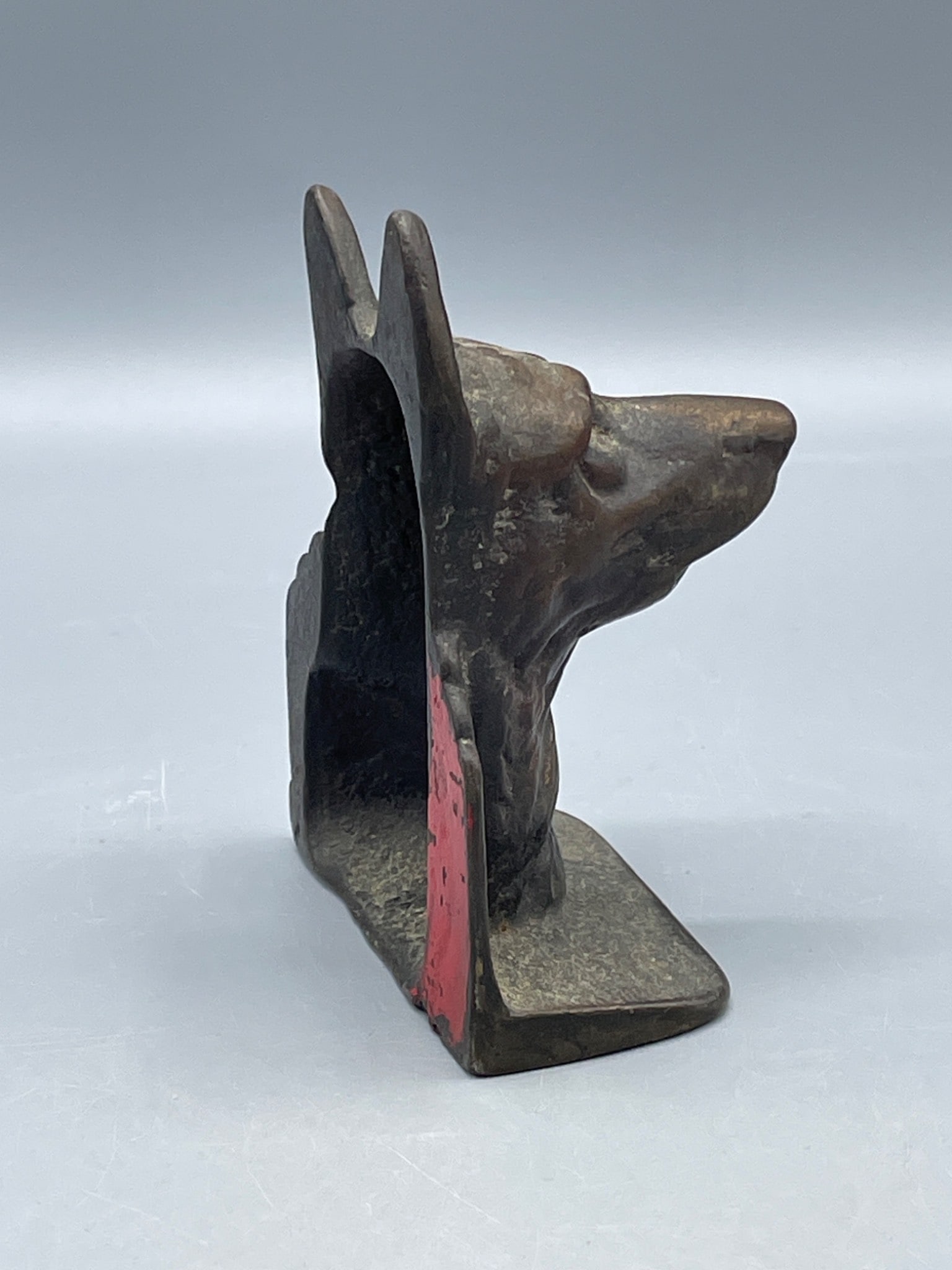 Cast Metal German Shepherd Dog Bookend or door stop - 2