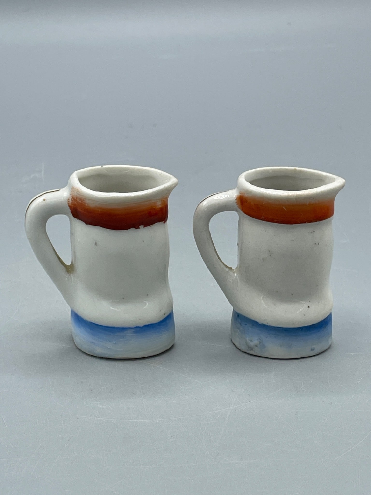 Small Ceramic Pitchers Marked 'Made in Japan' - 2