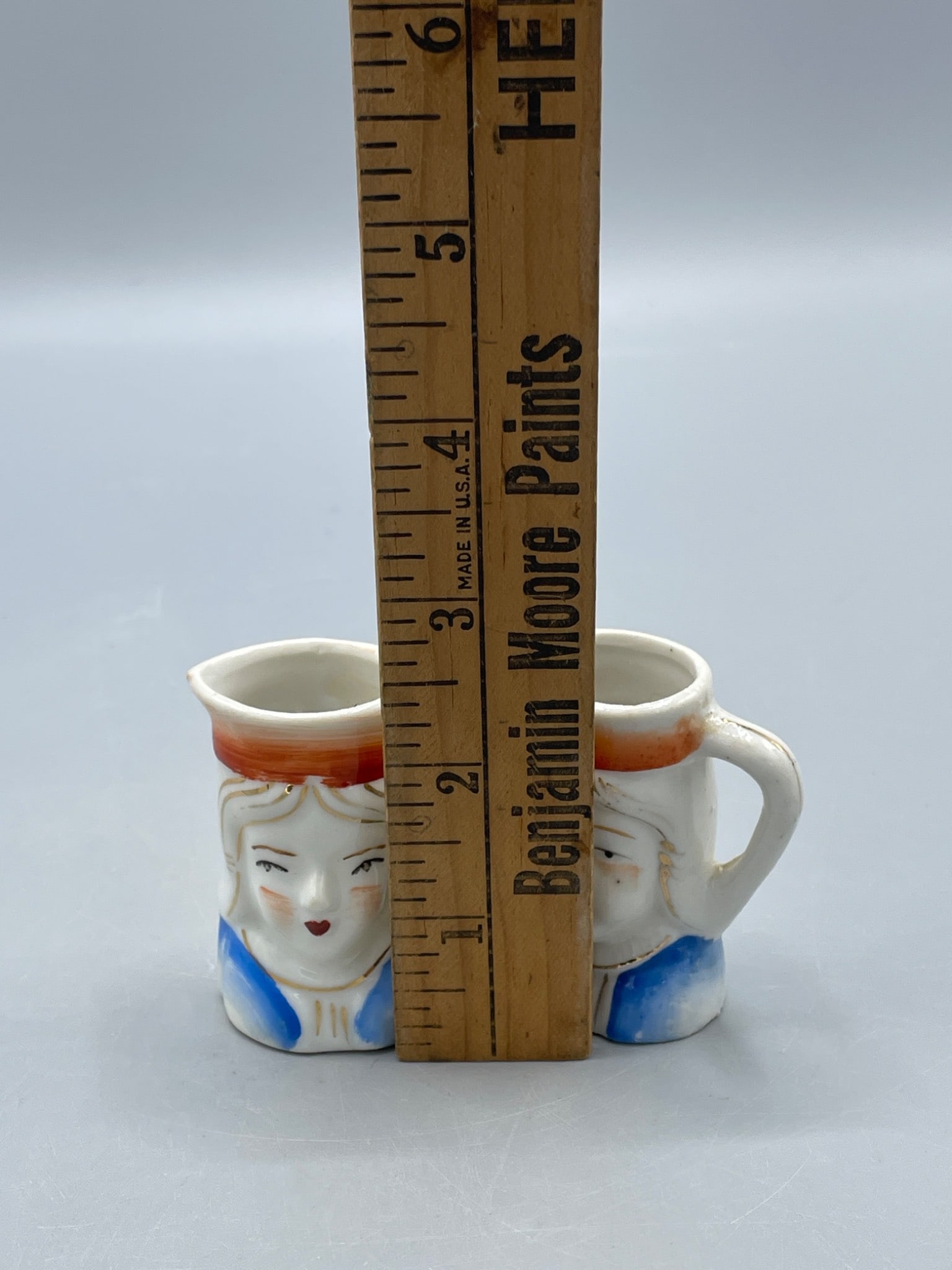 Small Ceramic Pitchers Marked 'Made in Japan' - 5