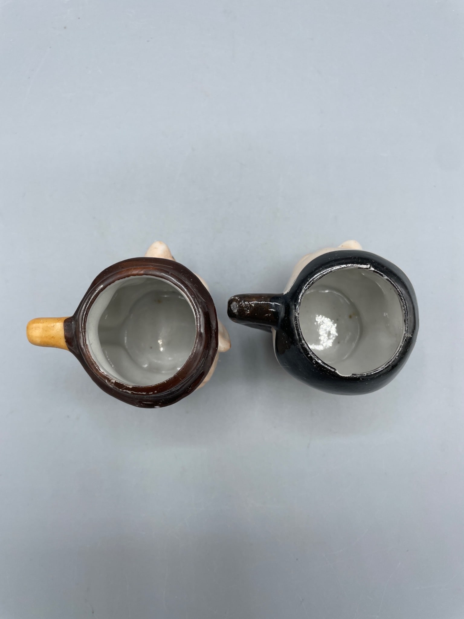 Ceramic Miniature Character Mugs with Painted Features - 3