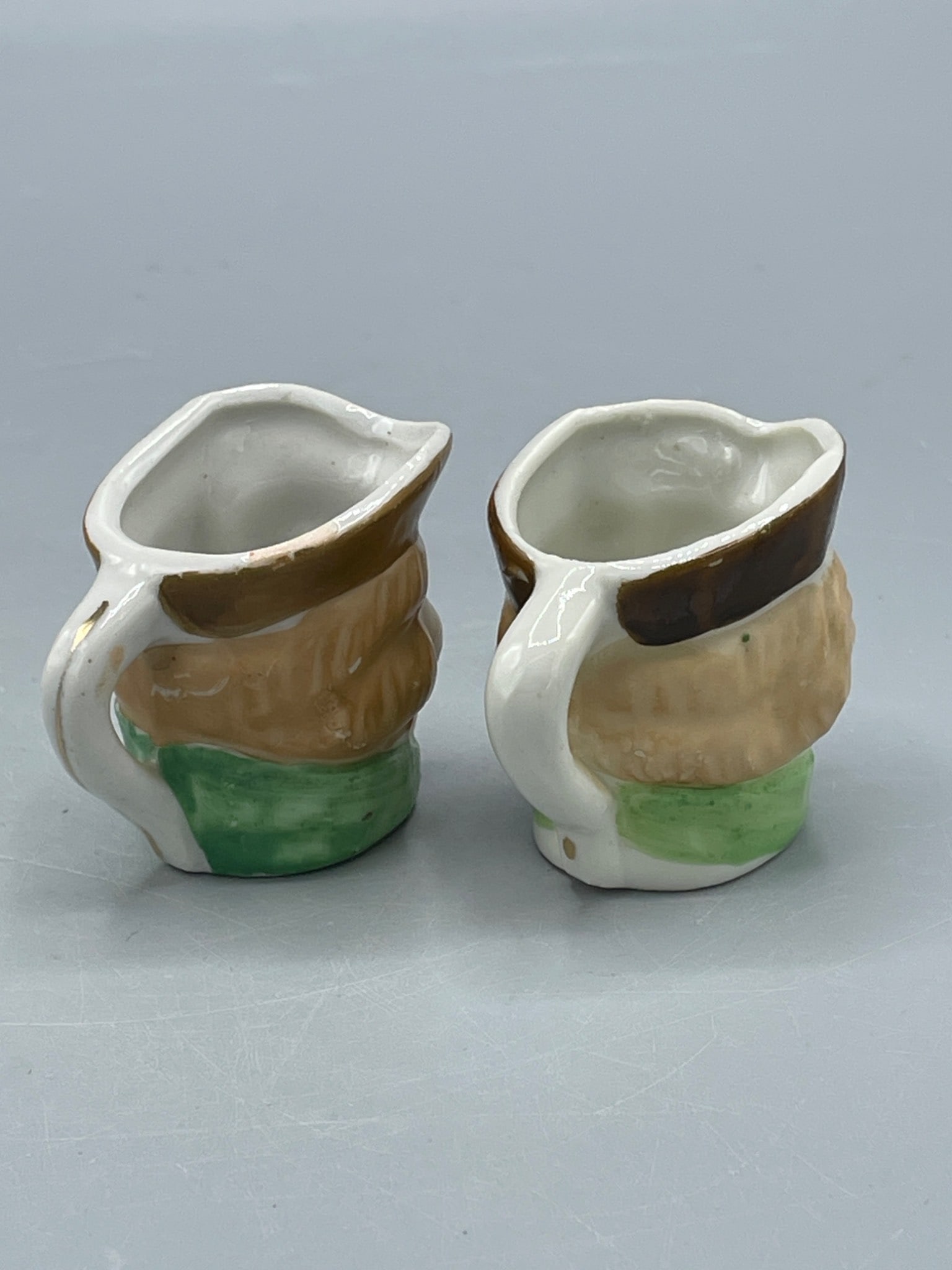 Made in Japan Hand-Painted Ceramic Character Pitchers - 2