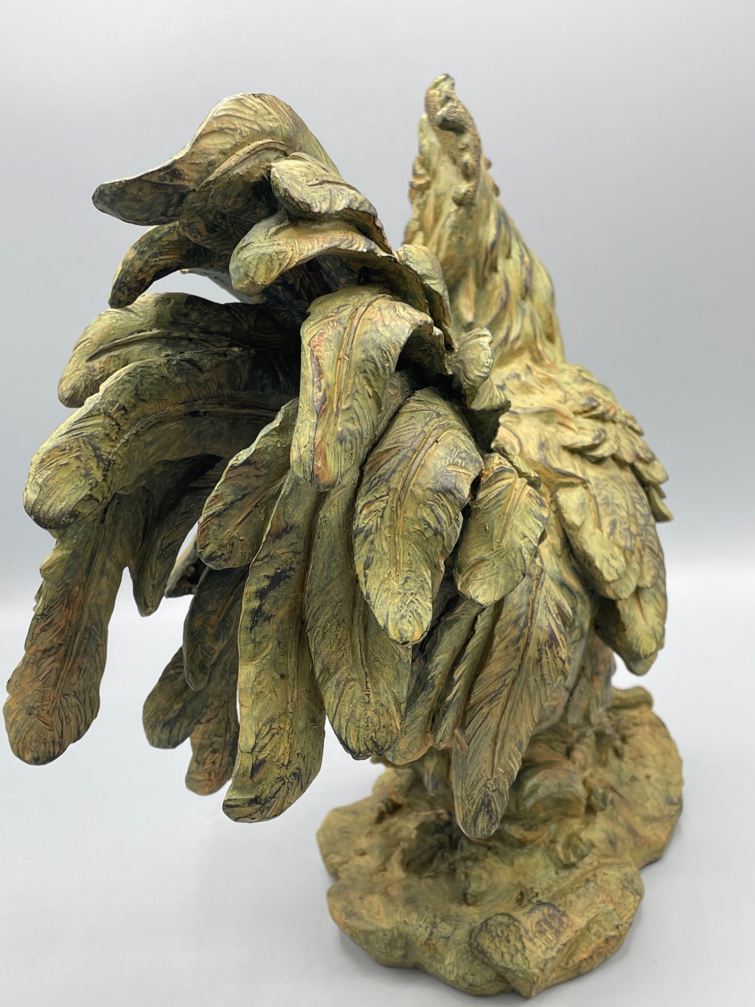 Ceramic Rooster Figurine by Expo, Approximately 12 Inches Tall - 3