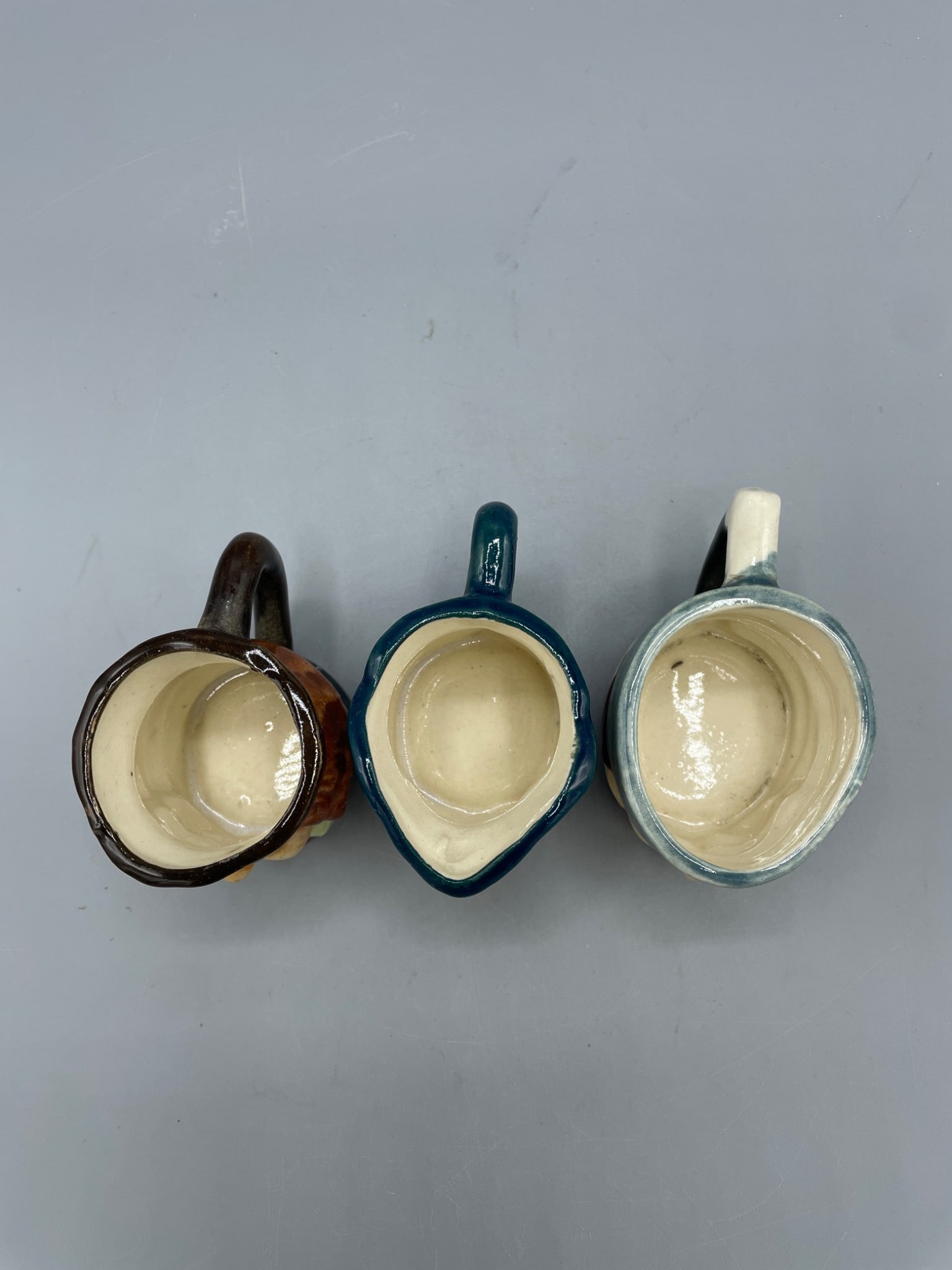 3 Miniature Character Jugs, Made in Japan - 2